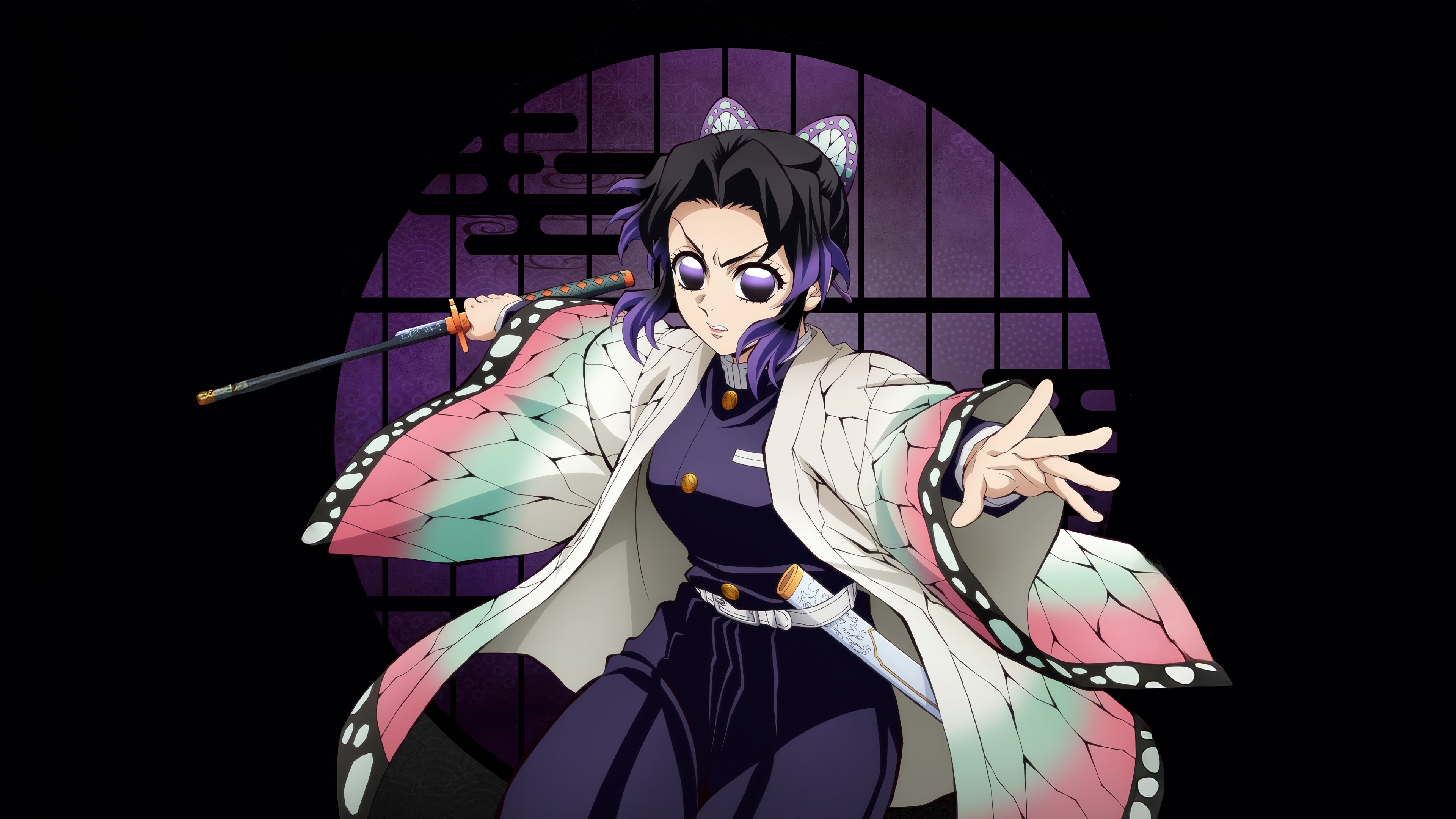 Shinobu Kocho - Infinity Castle Wallpaper