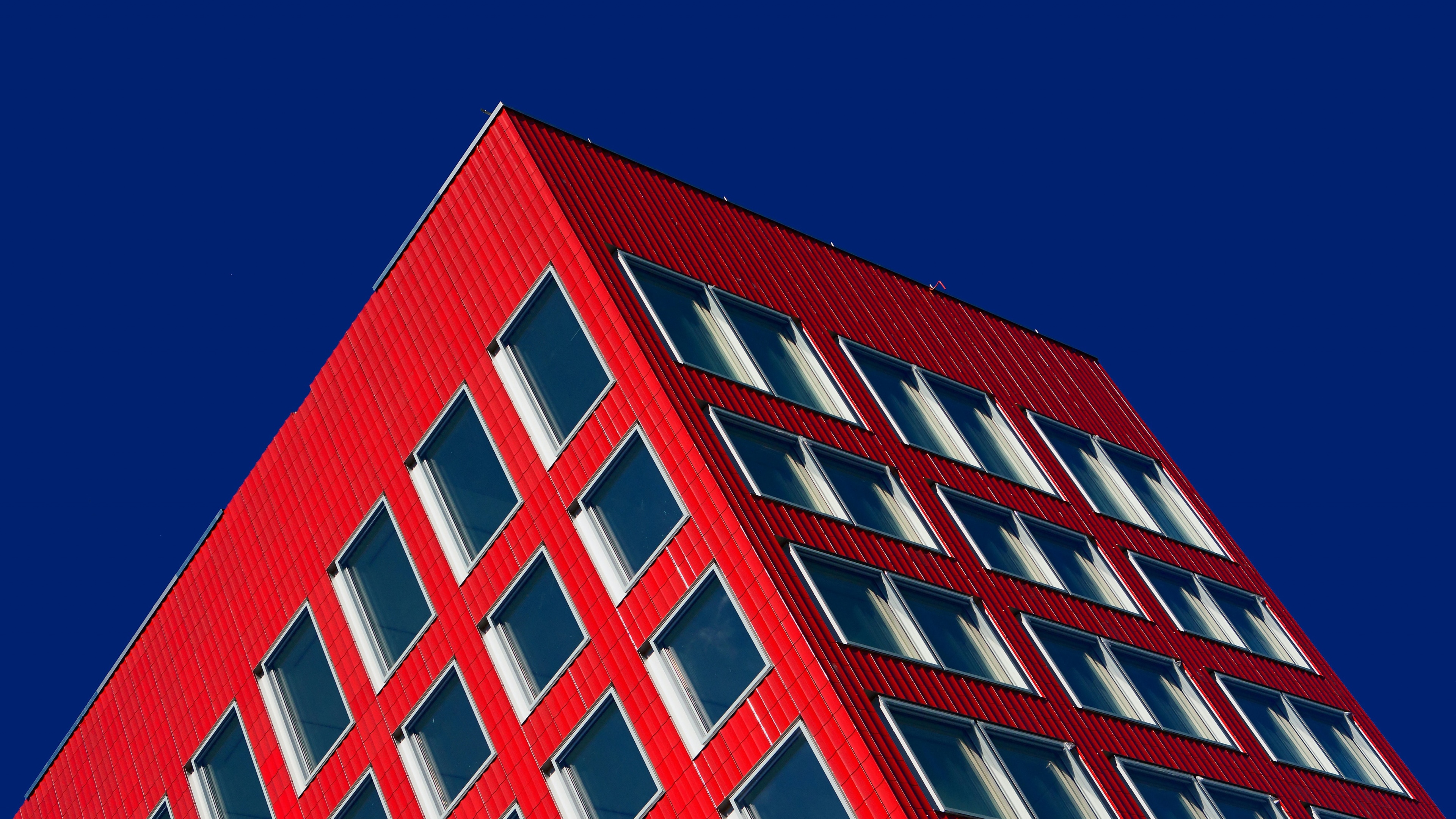 Red Building Wallpaper