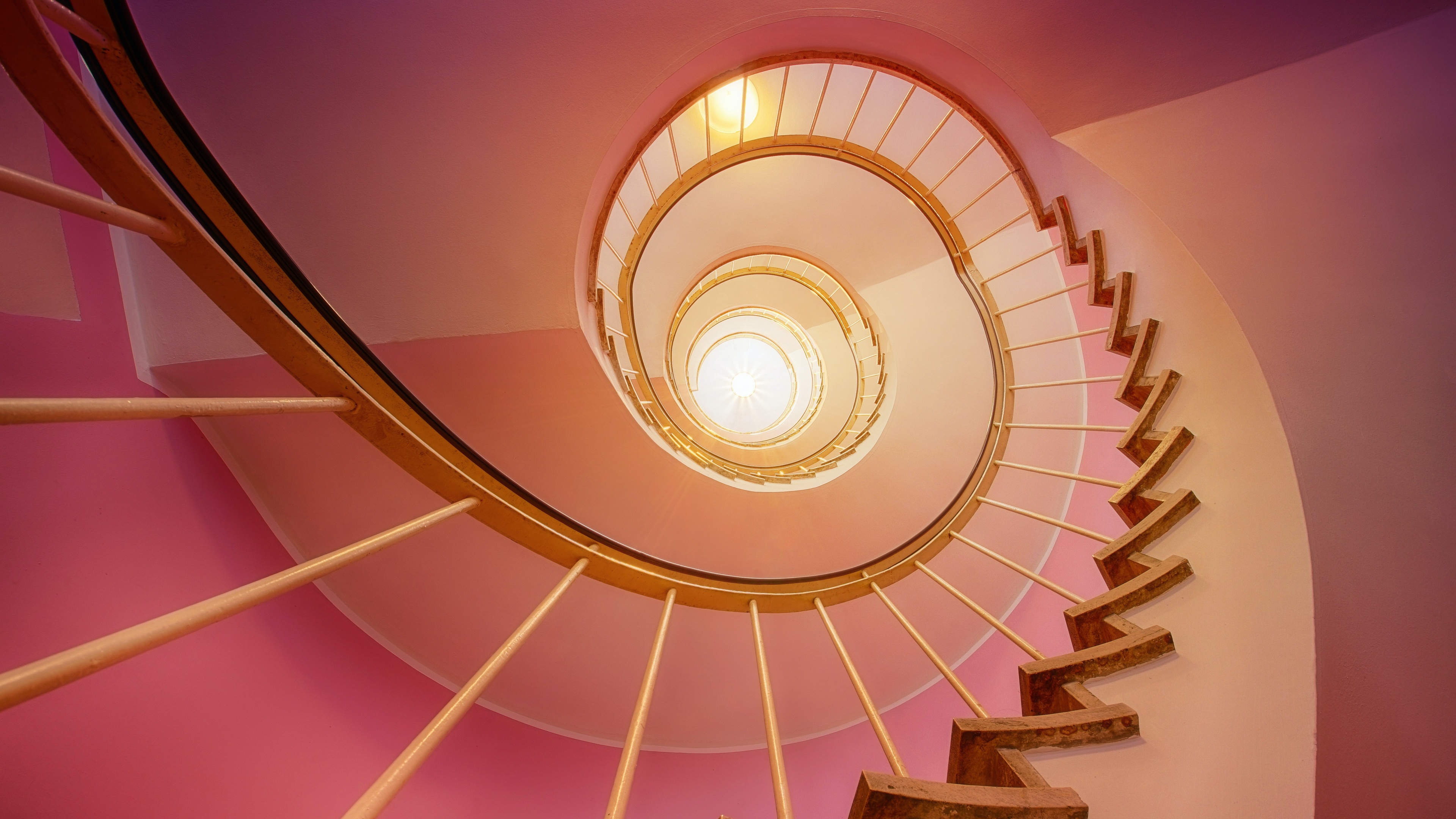 Spiral stairs Wallpaper