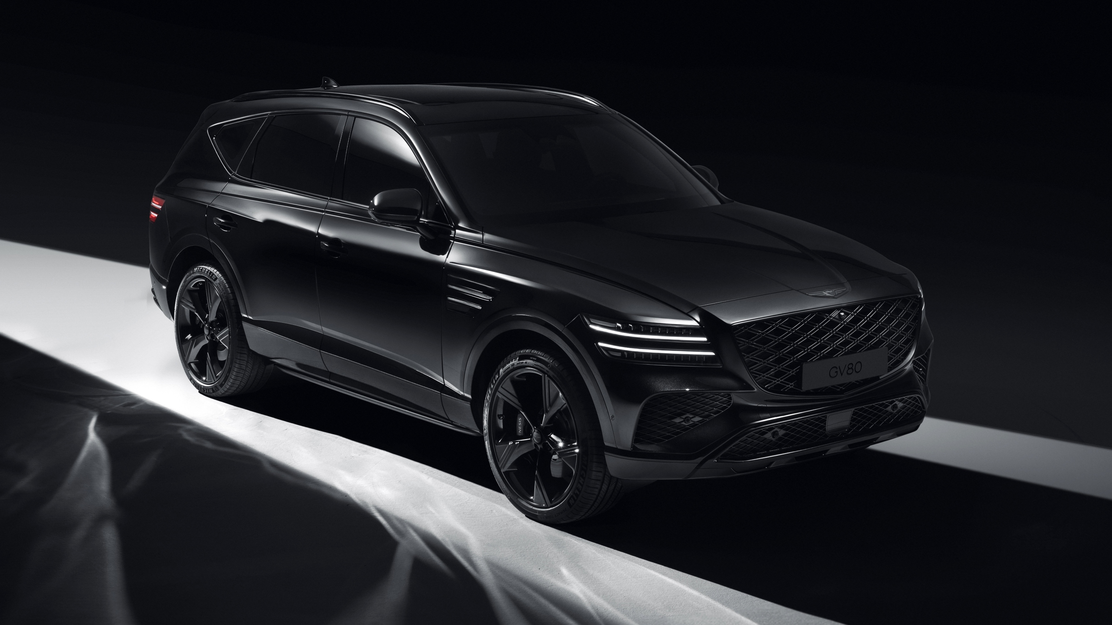 Genesis GV80 AWD Black Wallpaper