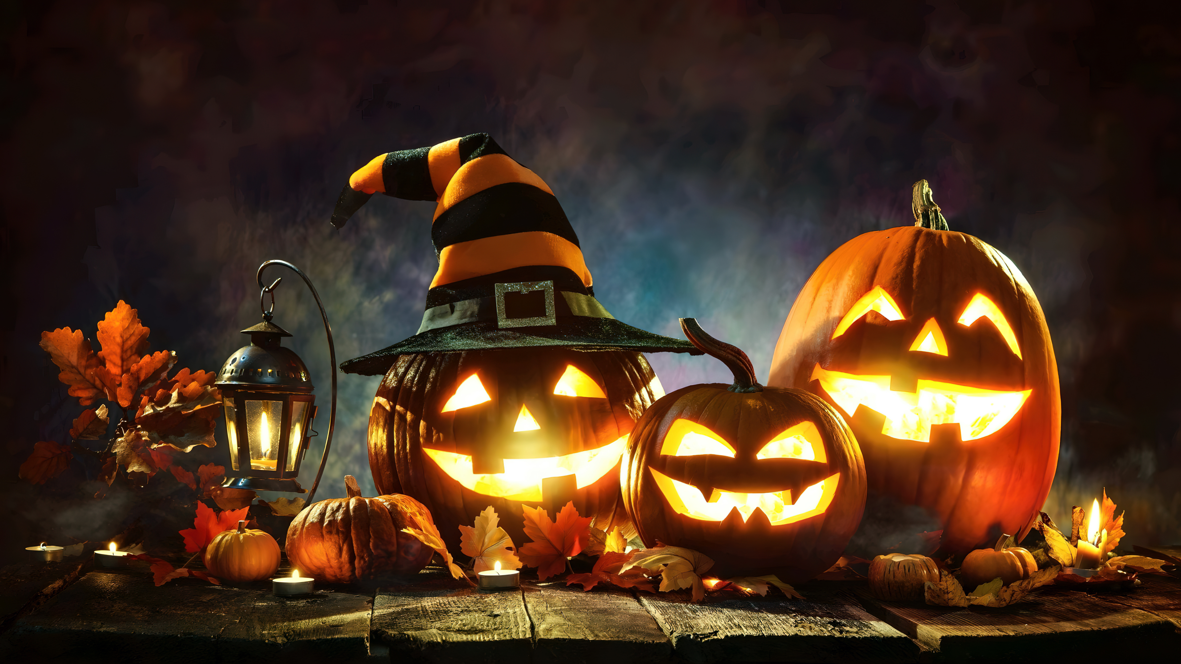 Halloween pumpkins Wallpaper