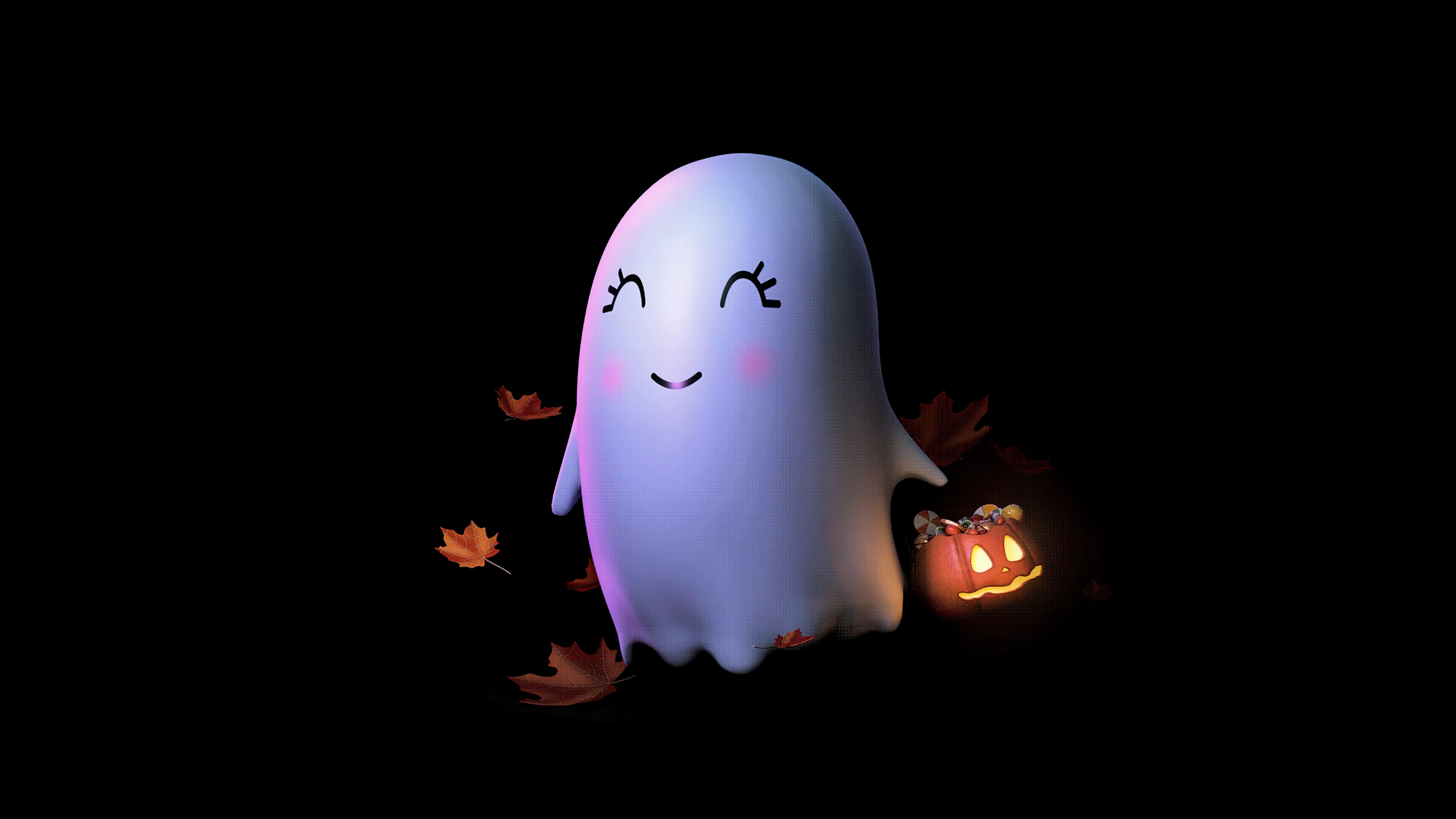 Cute ghost Wallpaper