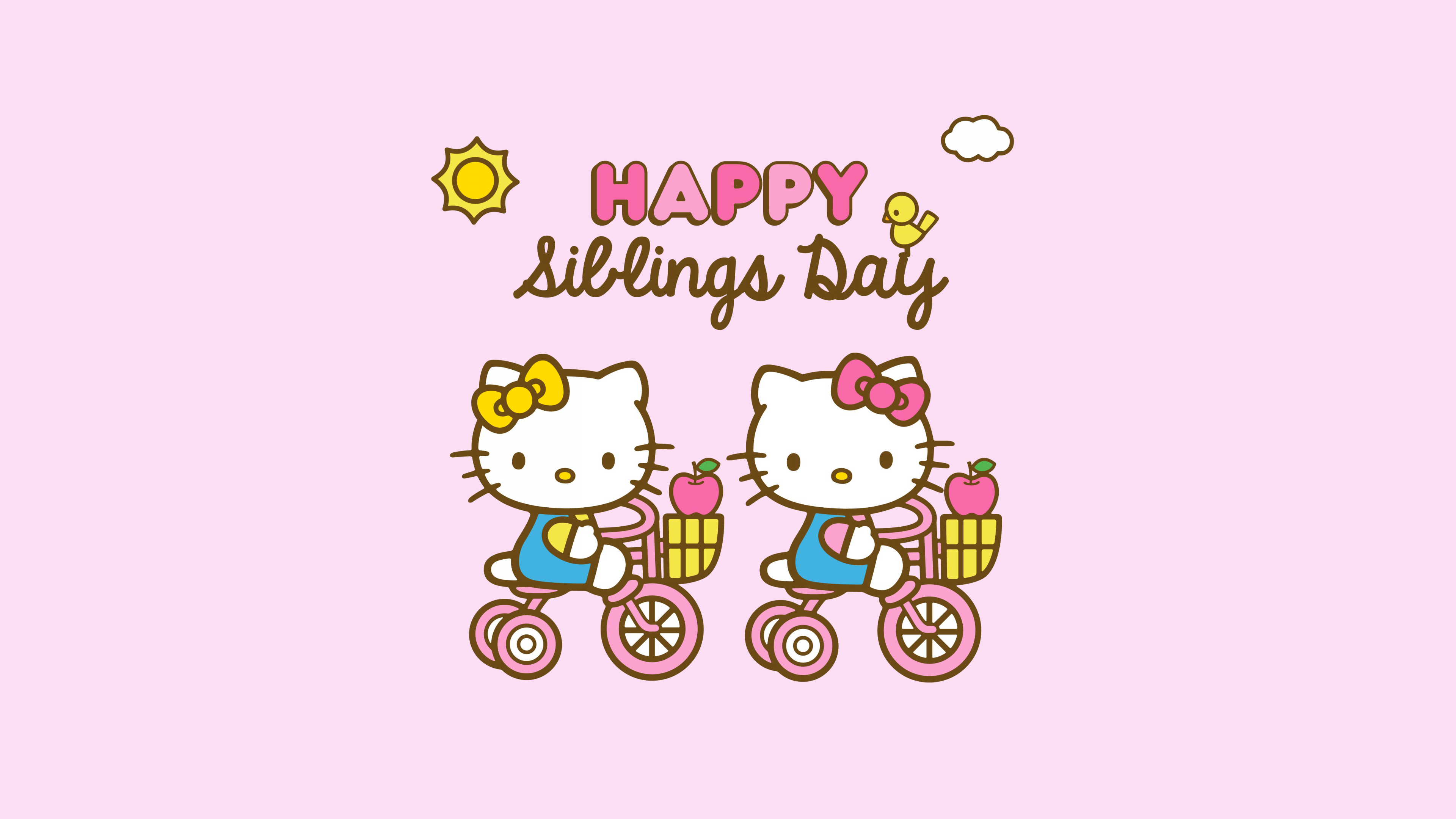 Happy Siblings Day Wallpaper
