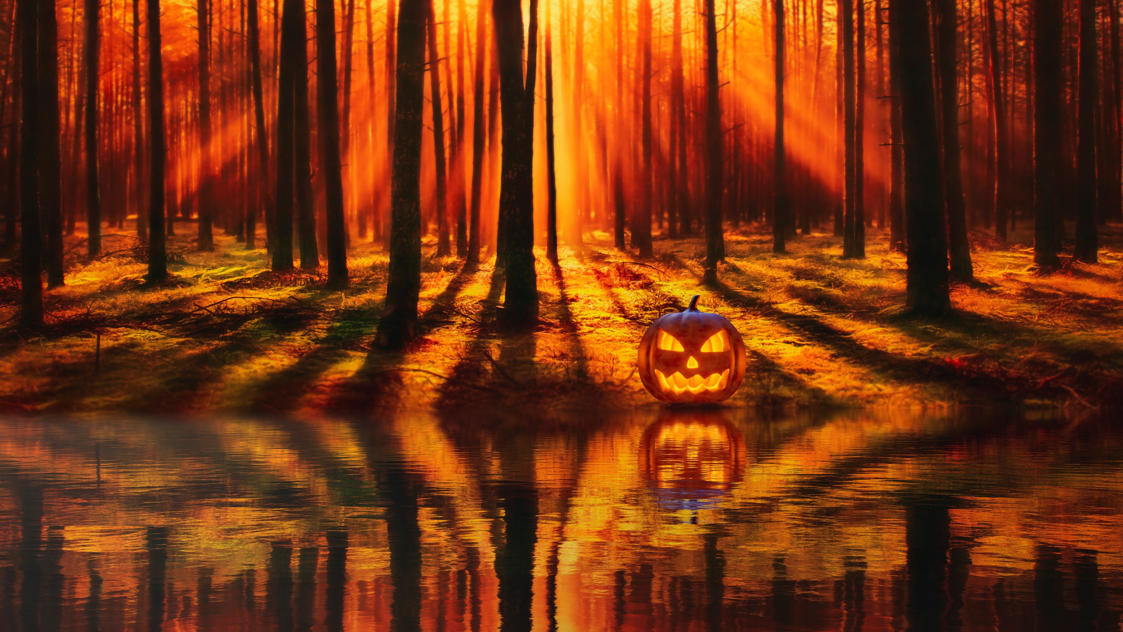 Jack-o'-lantern Wallpaper