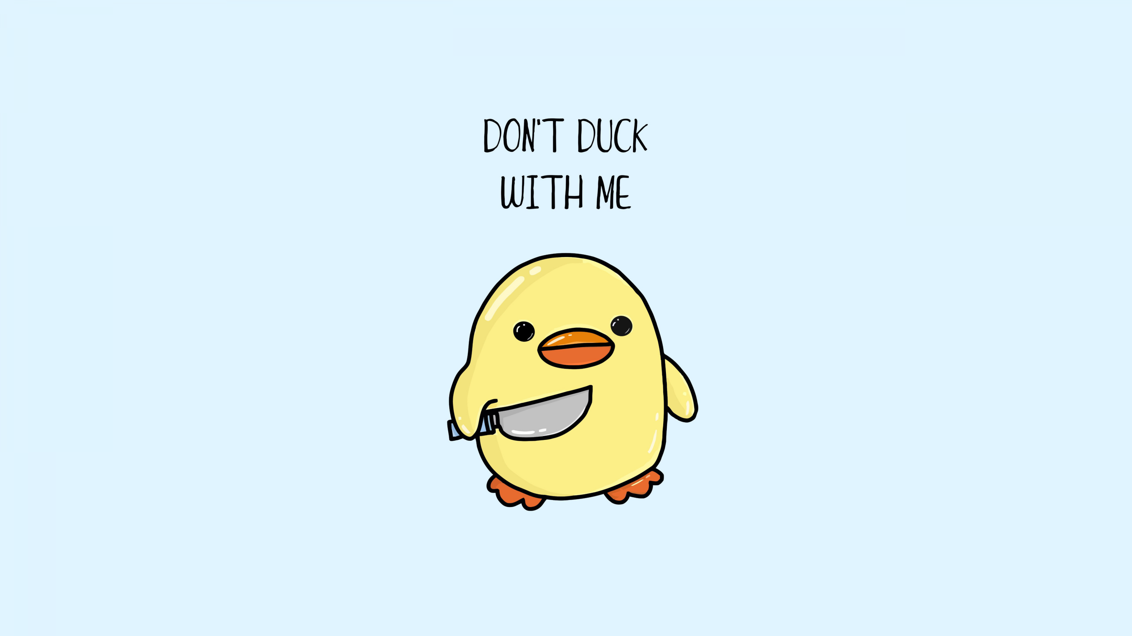 Cute duck Wallpaper