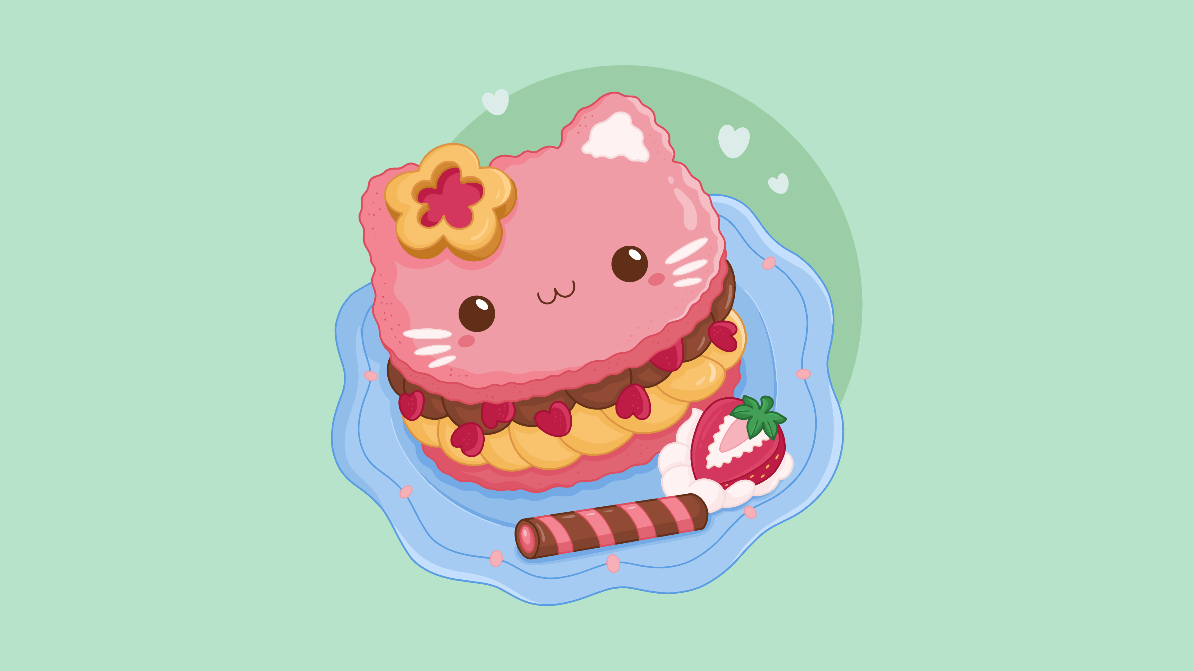 Cute food Wallpaper