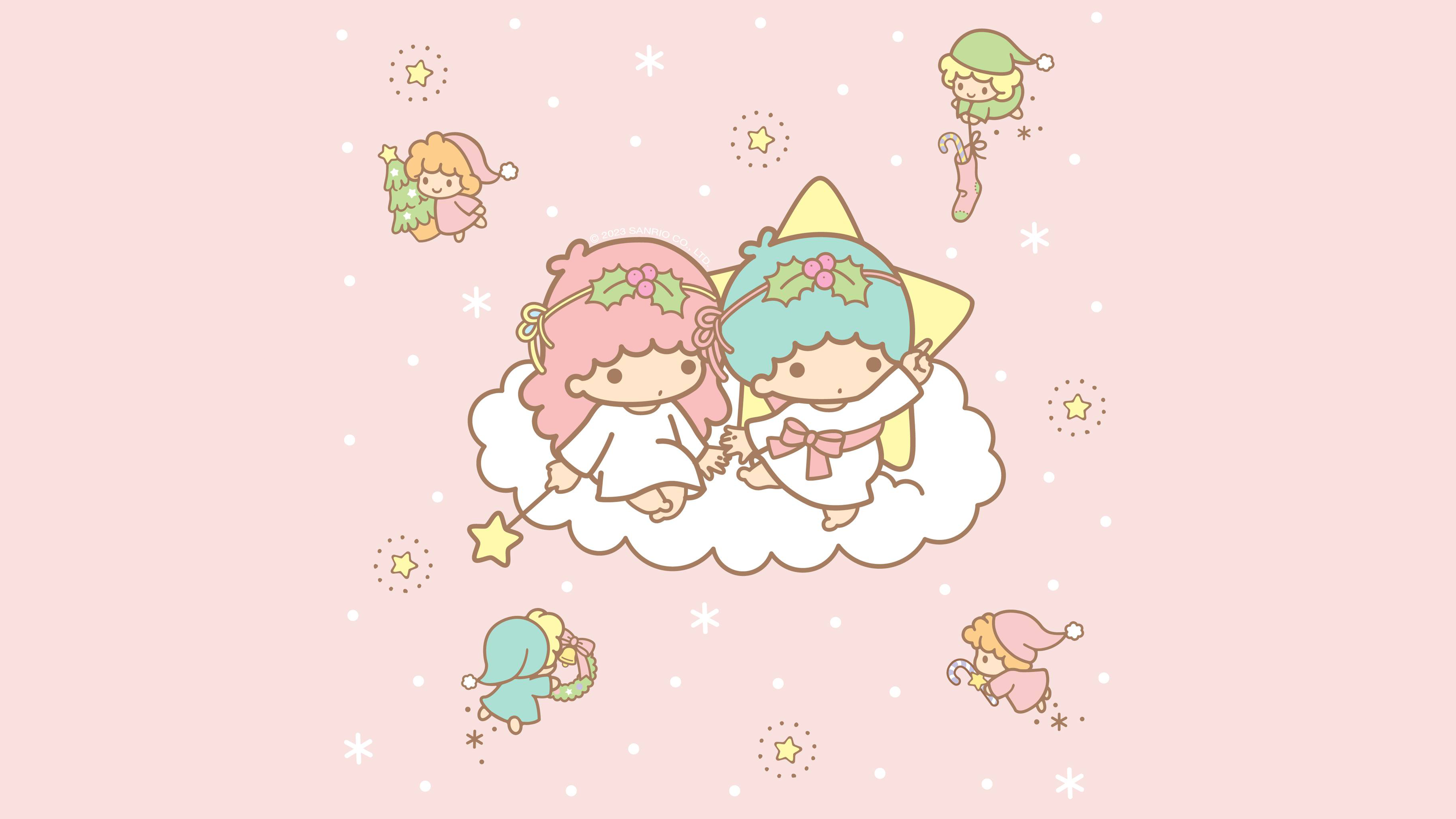 Little Twin Stars Wallpaper