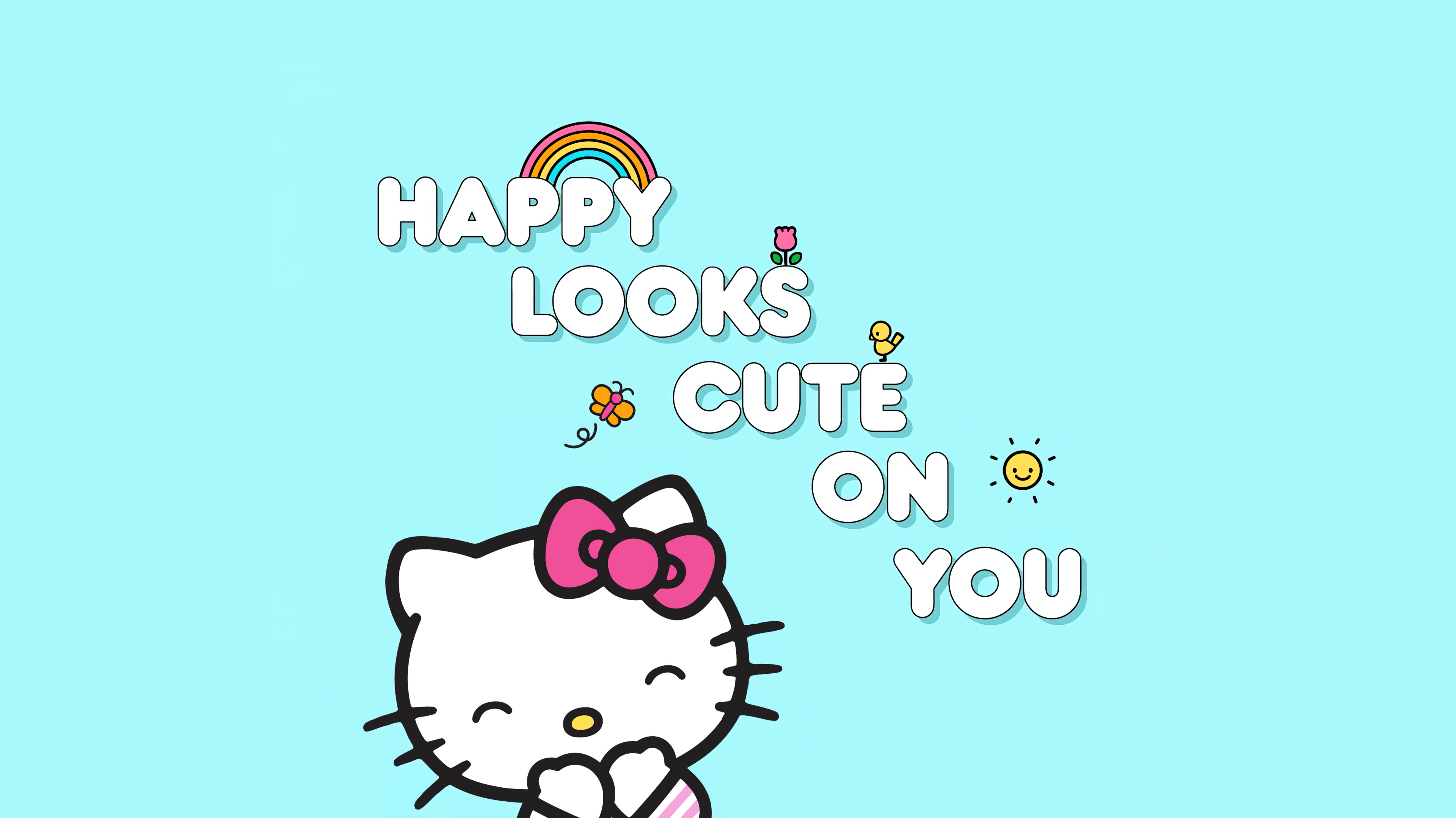 Happy looks cute on you Wallpaper