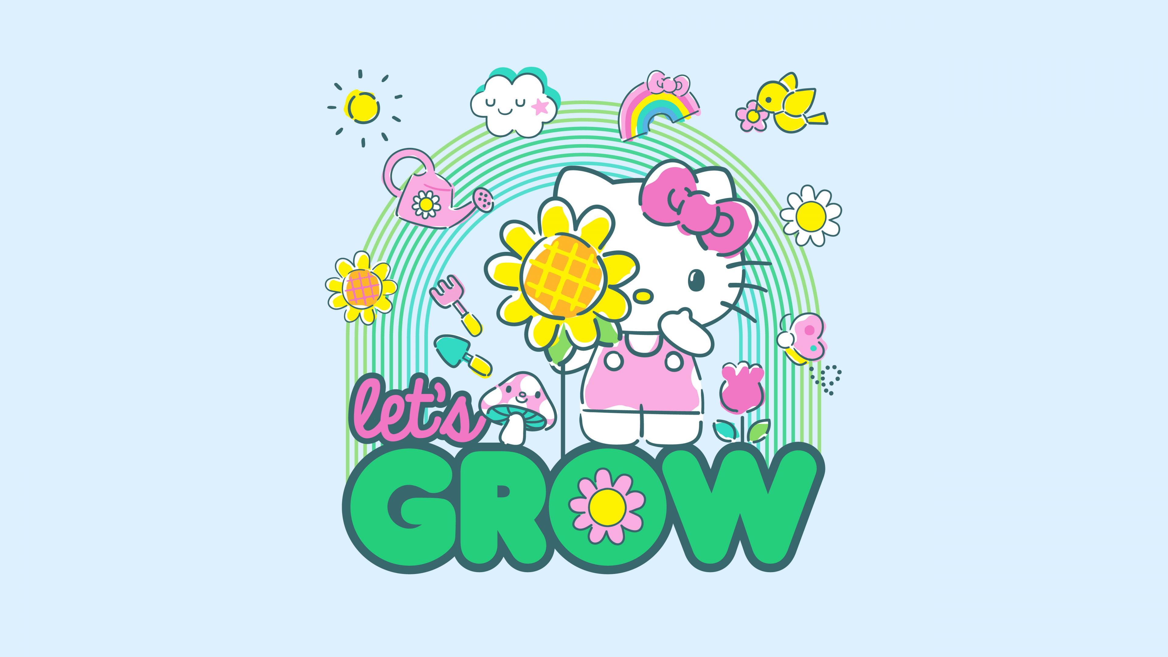 Let's grow Wallpaper
