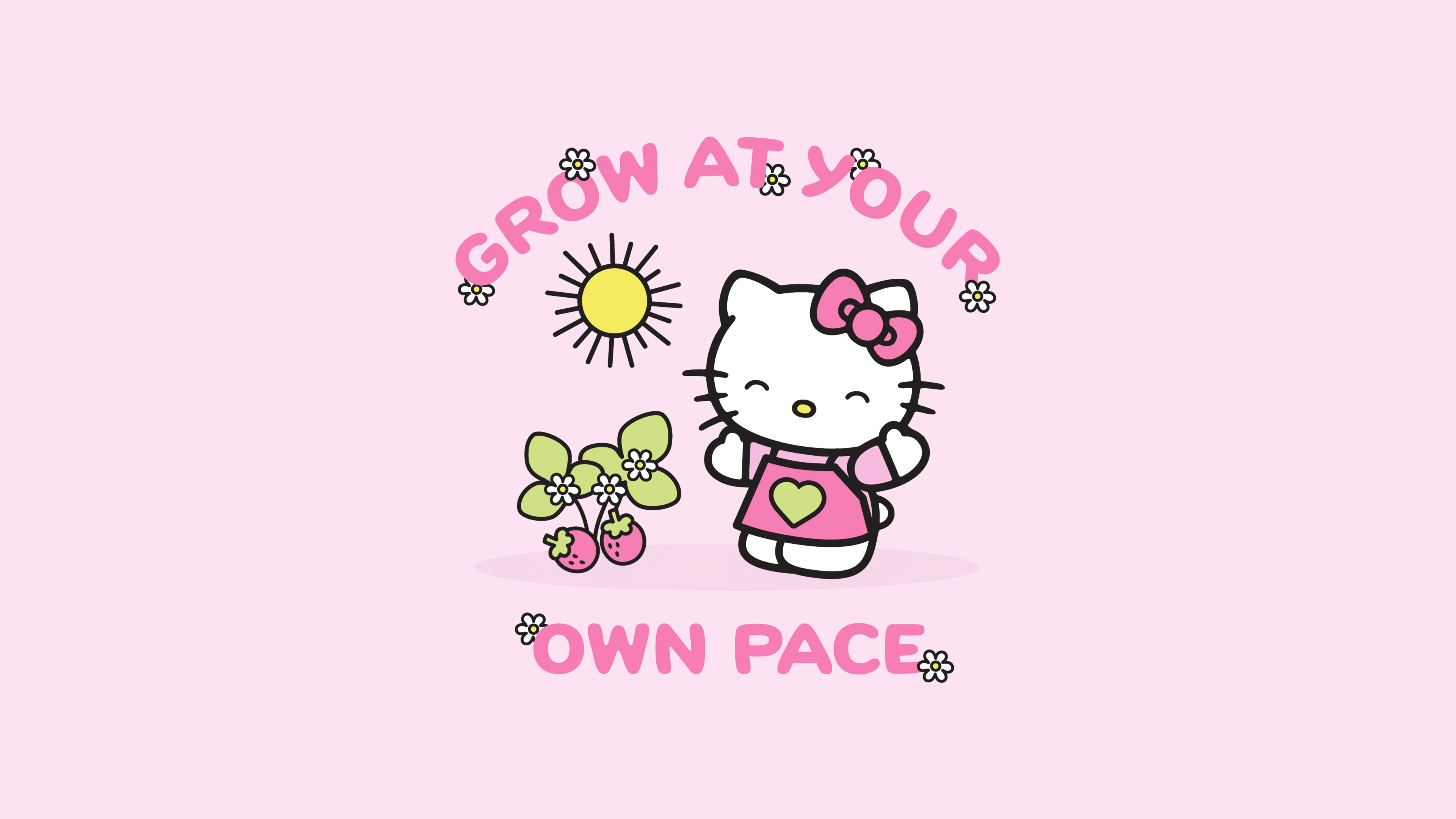 Grow at your pace Wallpaper