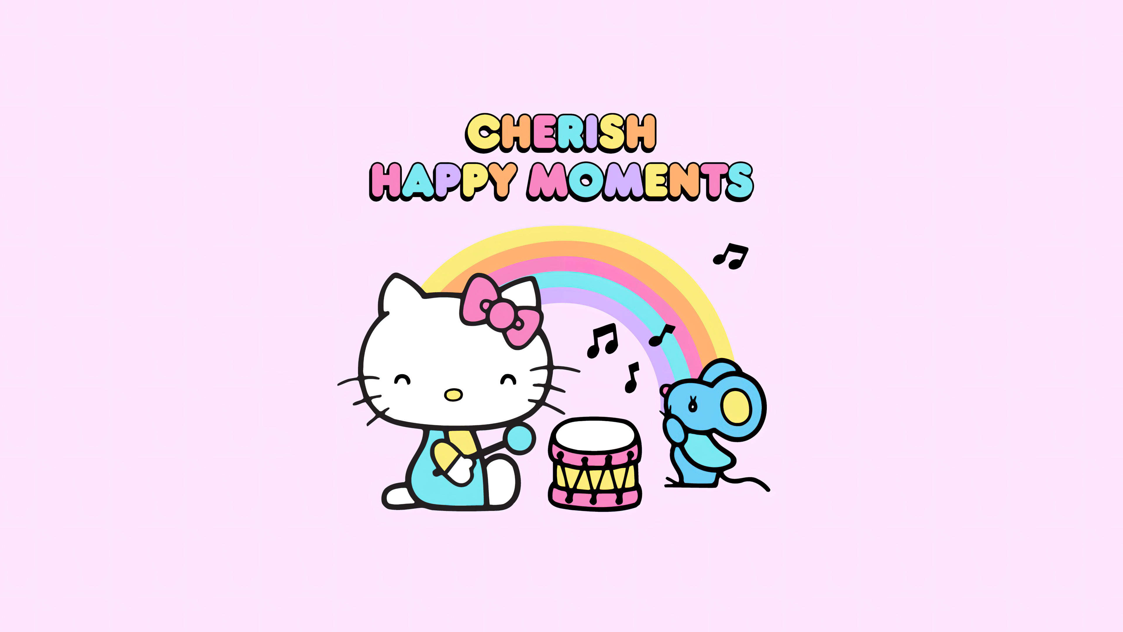 Cherish happy moments Wallpaper