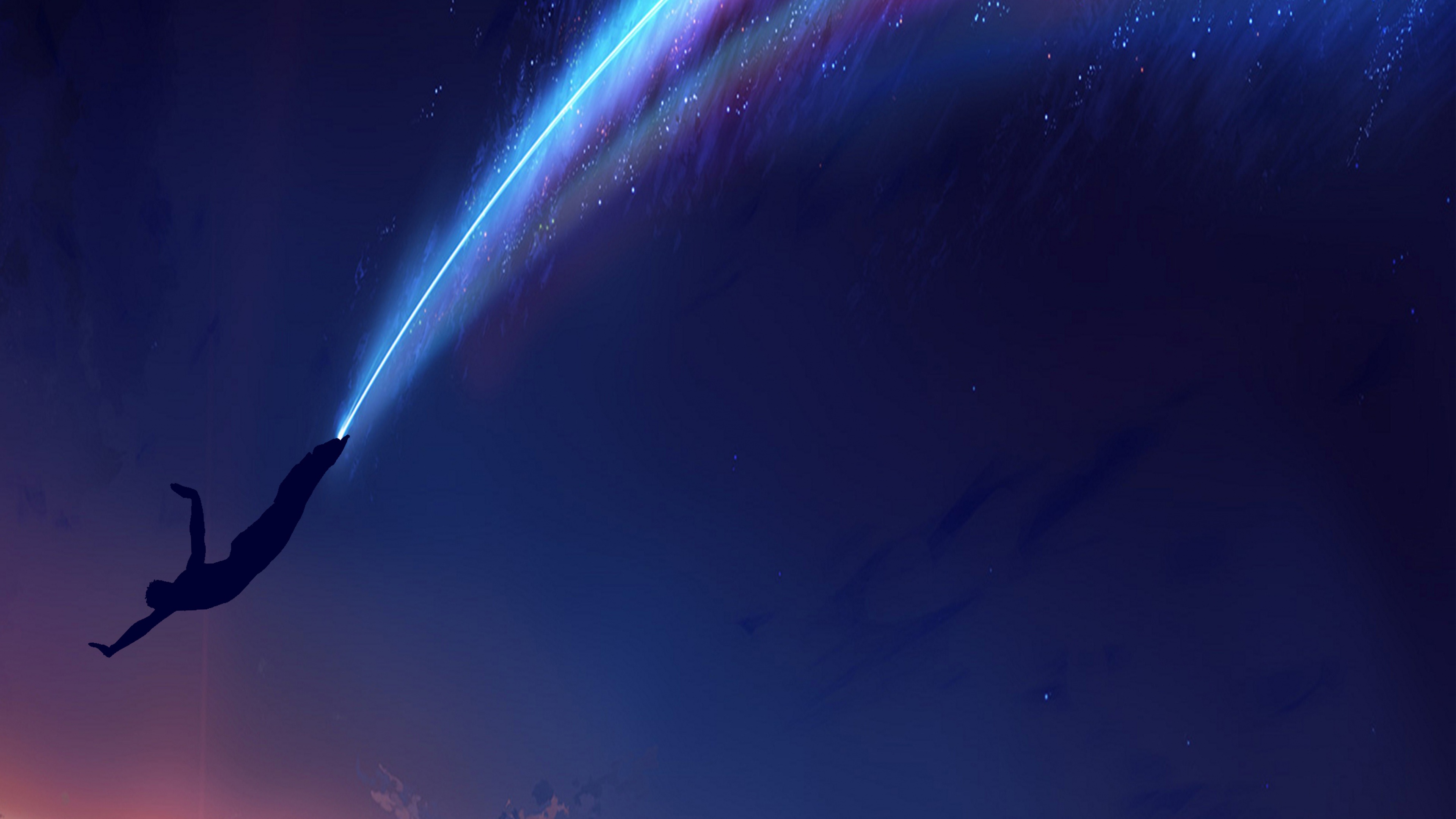 Fleeting Man Wallpaper