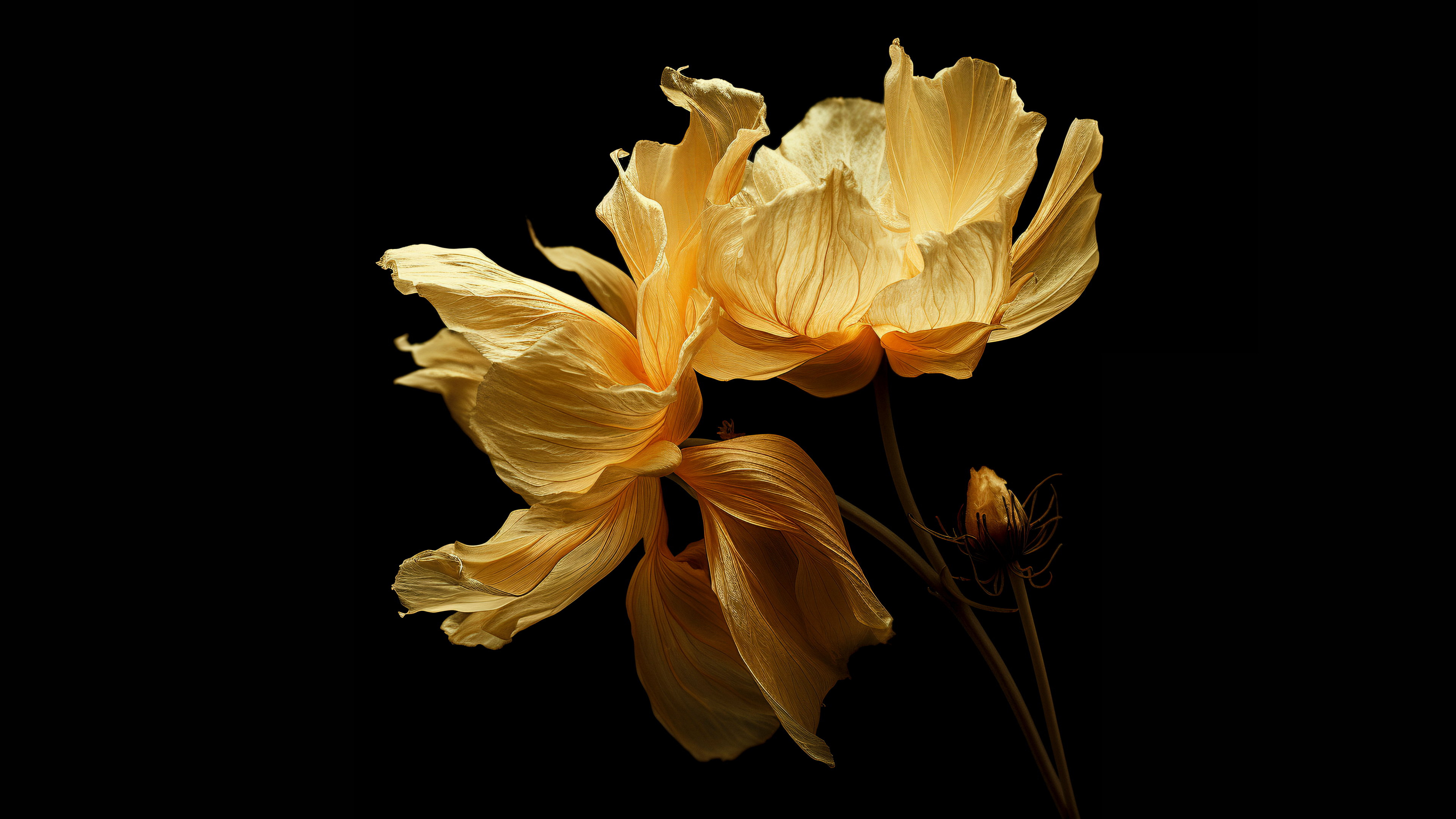 Yellow flowers Wallpaper