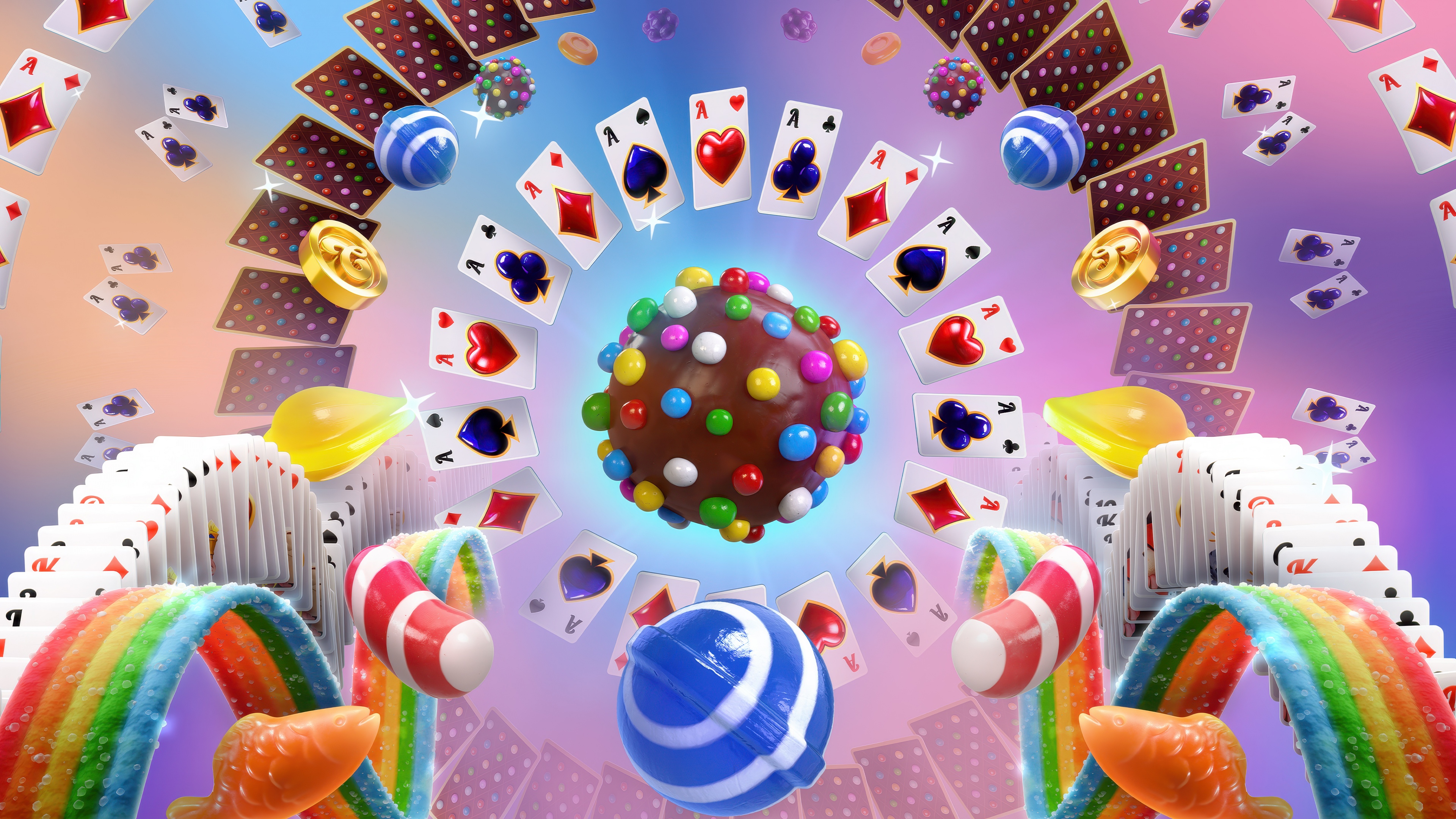 Candy Crush Solitaire Wallpaper