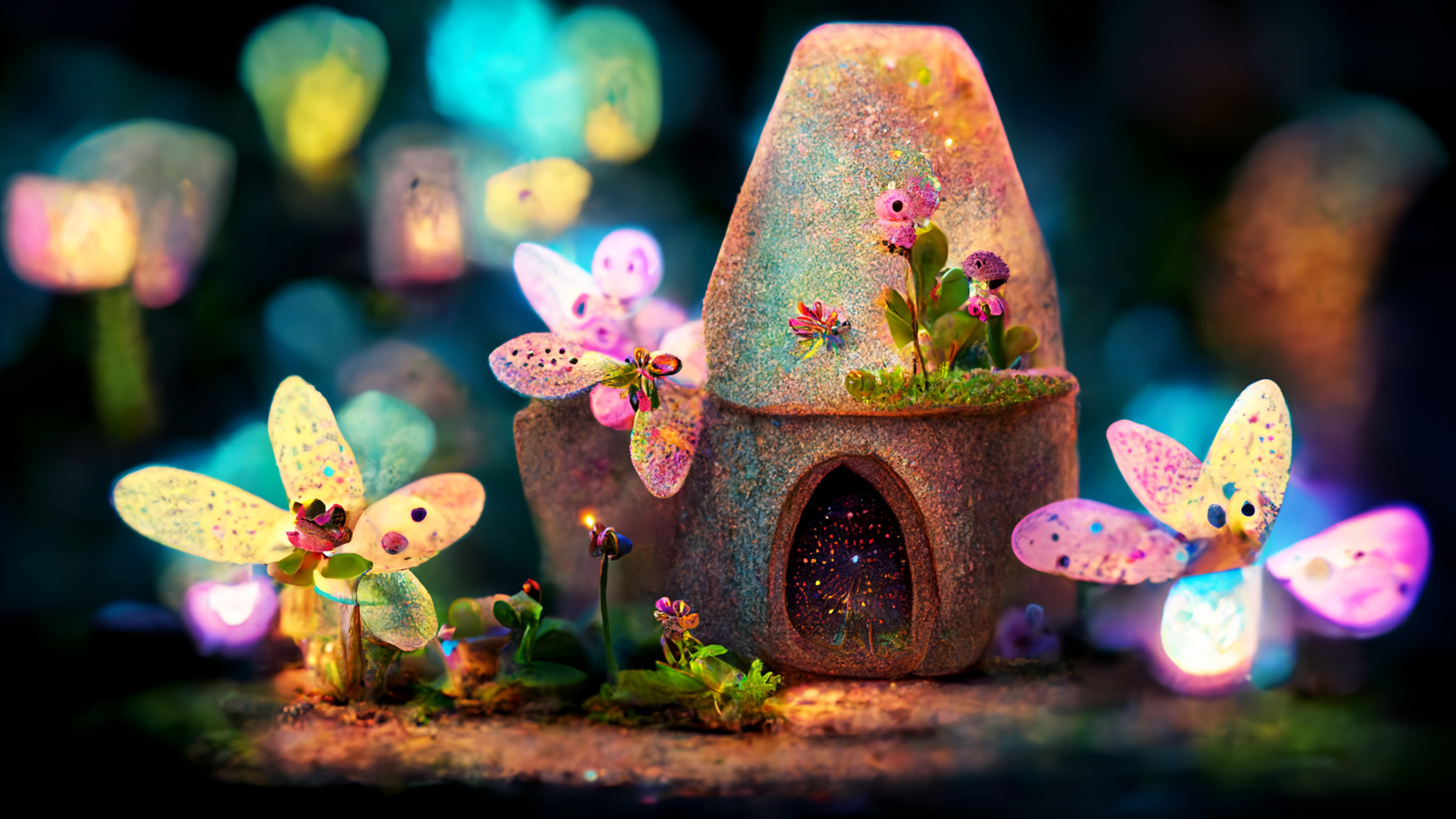 Fairy house Wallpaper