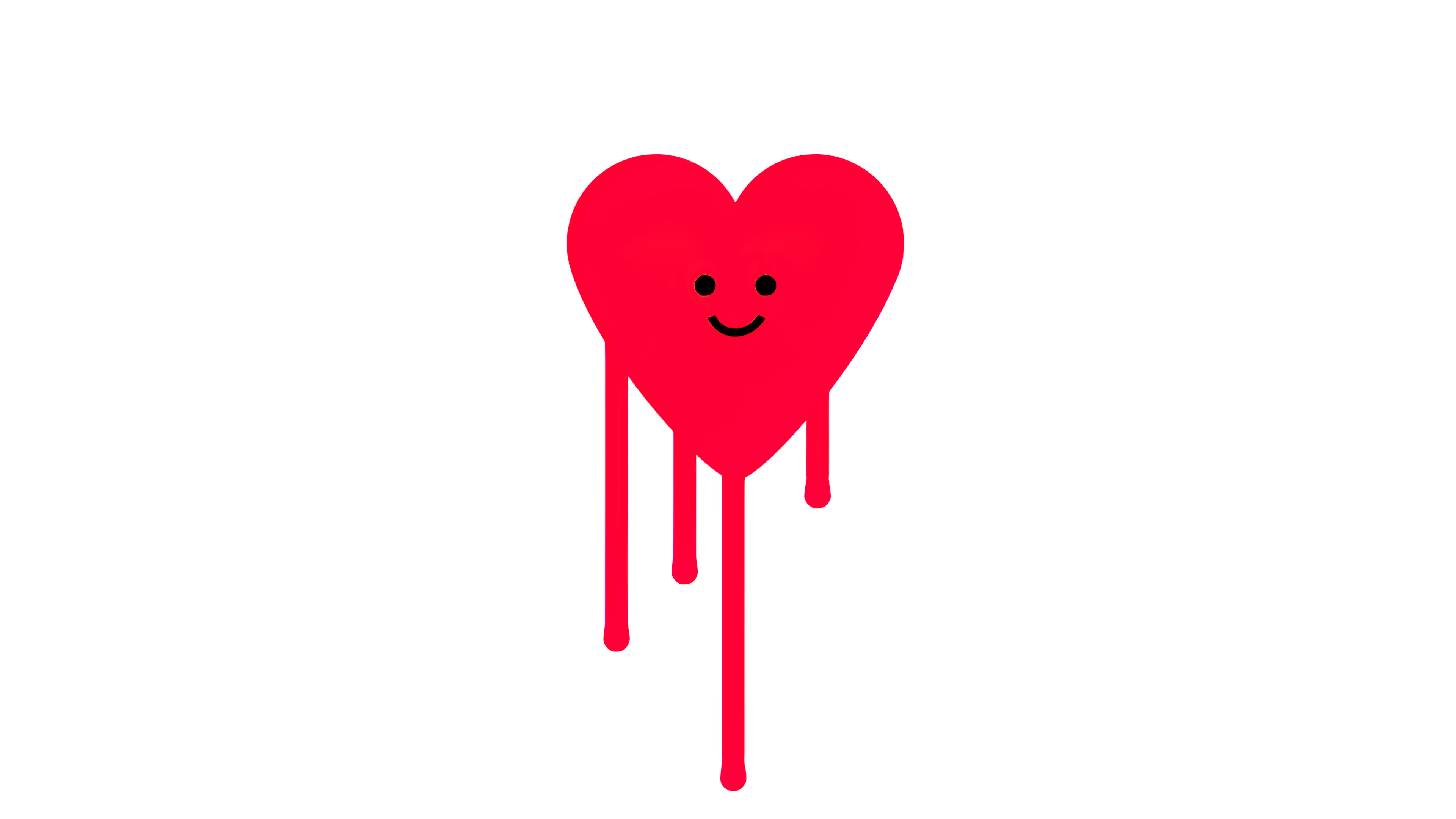 Drippy heart Wallpaper