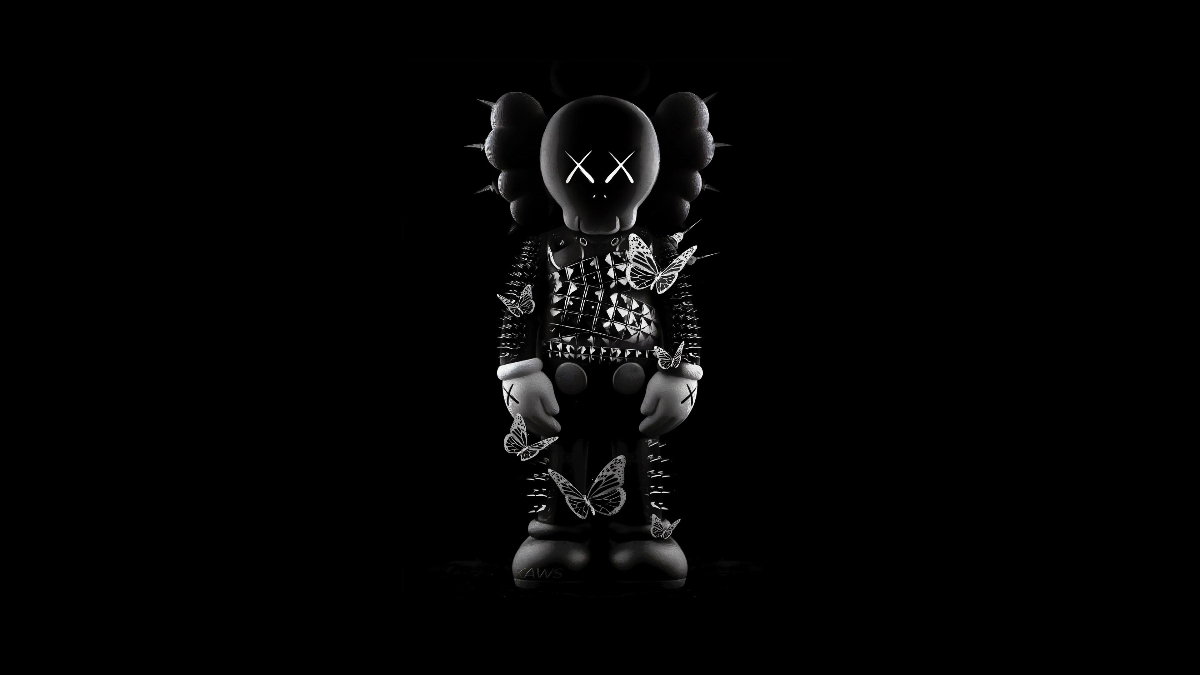 Kaws black Wallpaper