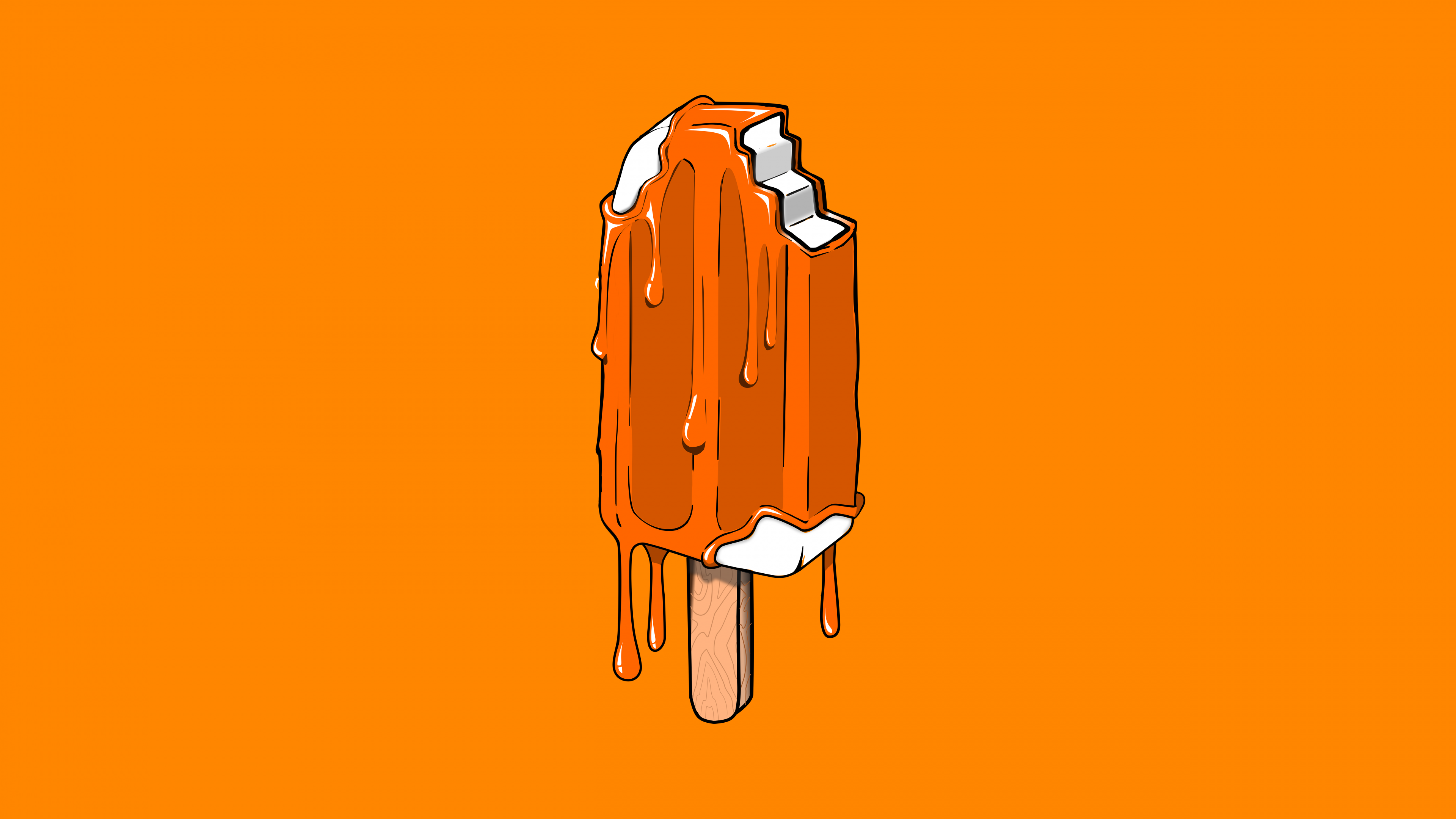 Drippy Popsicle Wallpaper
