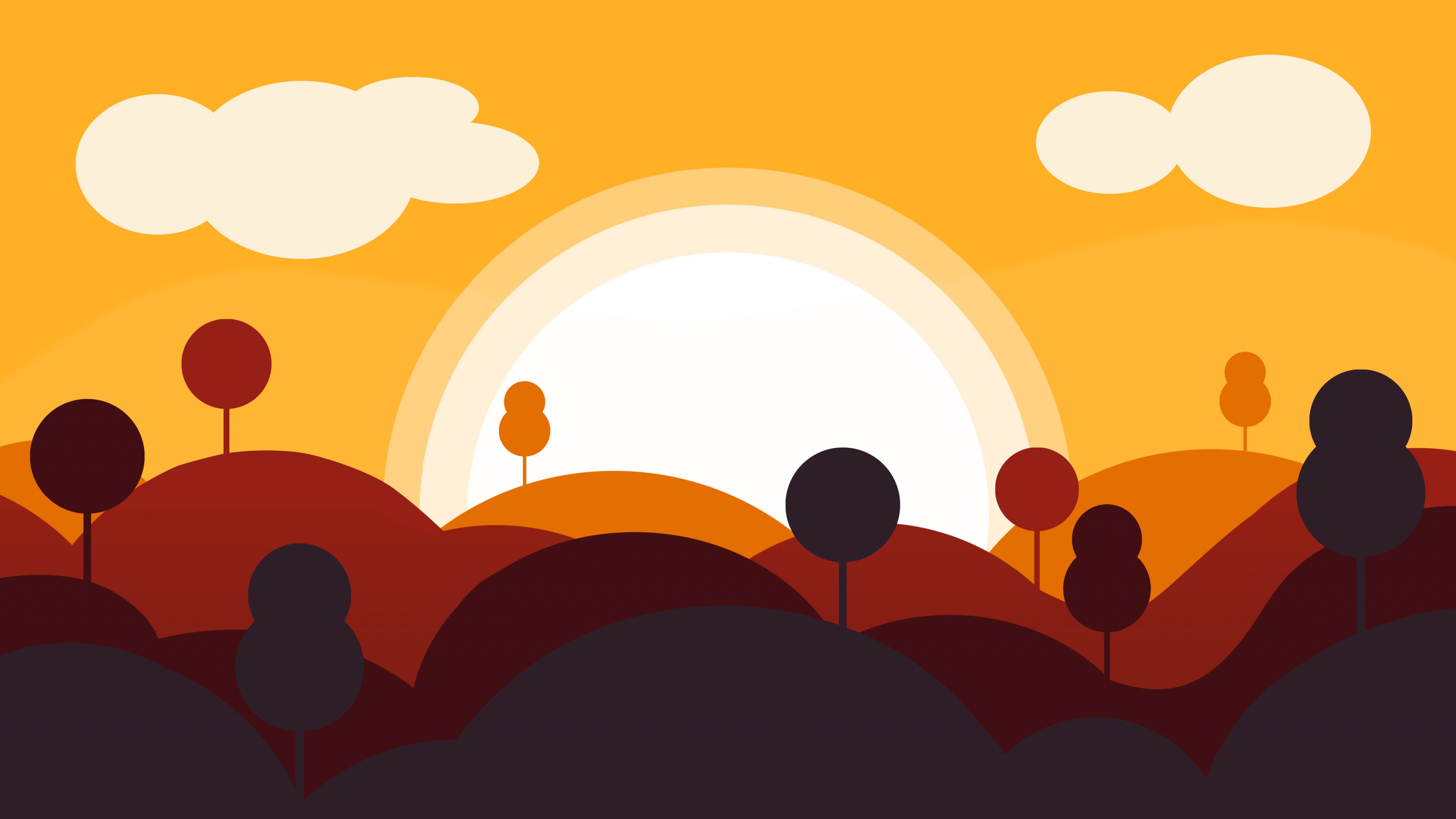 Vector Landscape Wallpaper