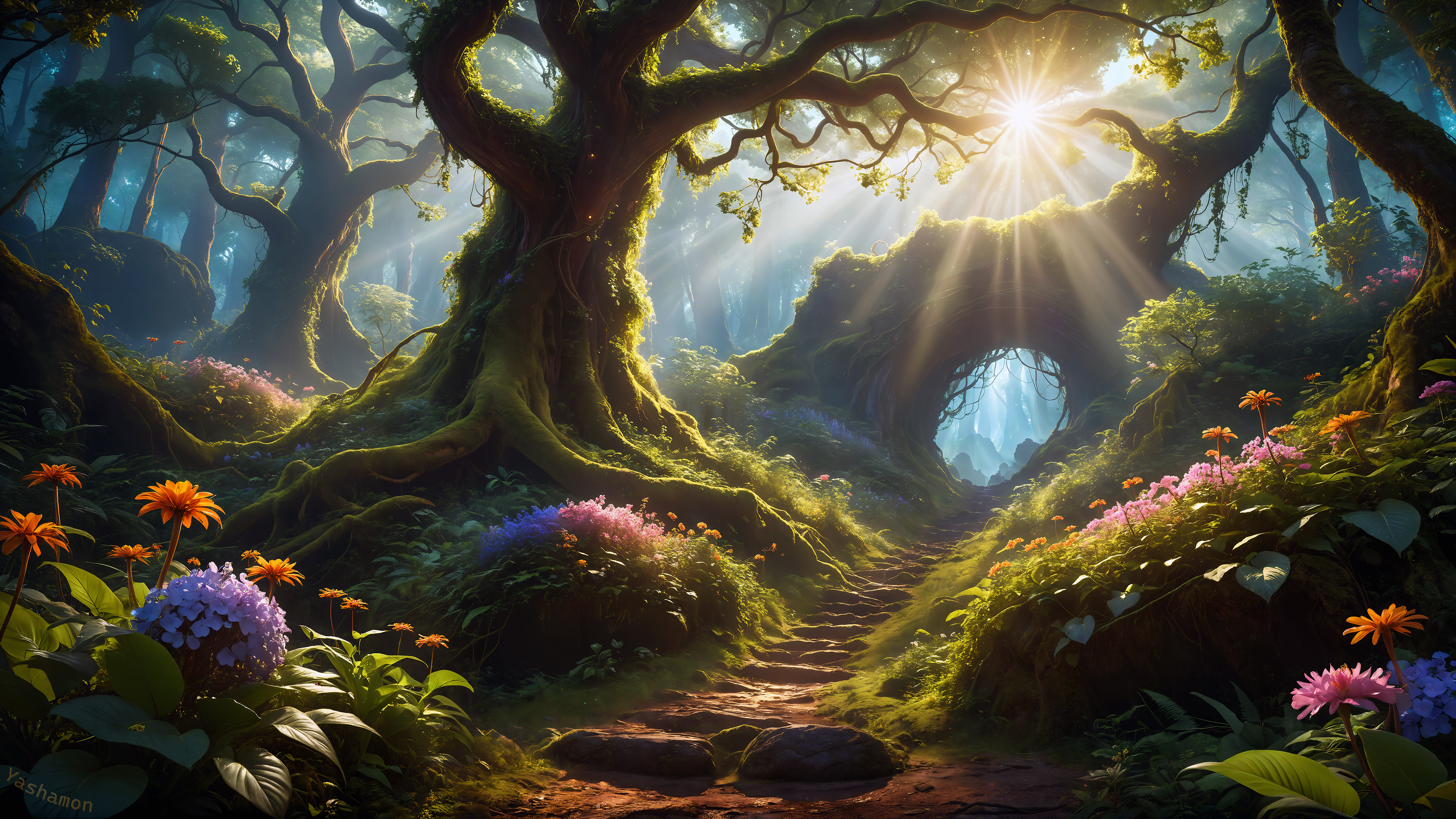 Mystical Forest Wallpaper