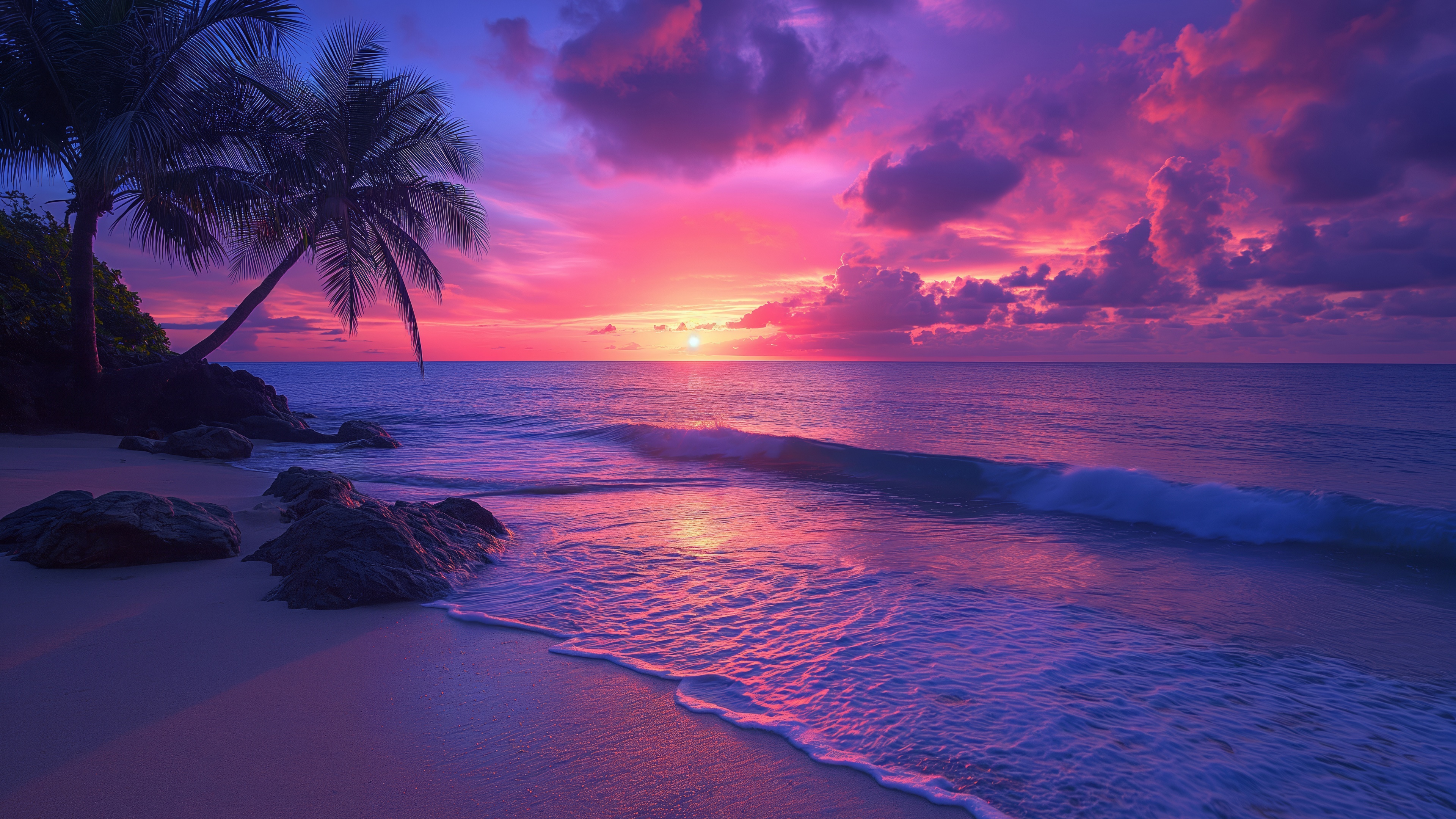 Tropical beach Wallpaper