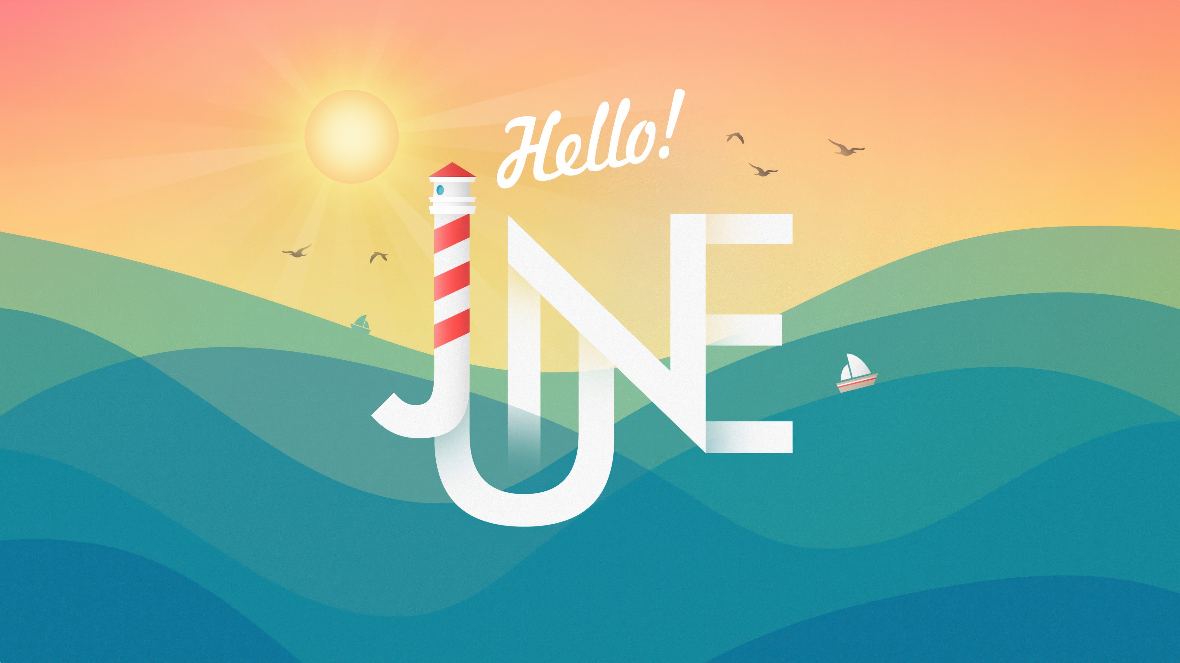 Hello June Wallpaper