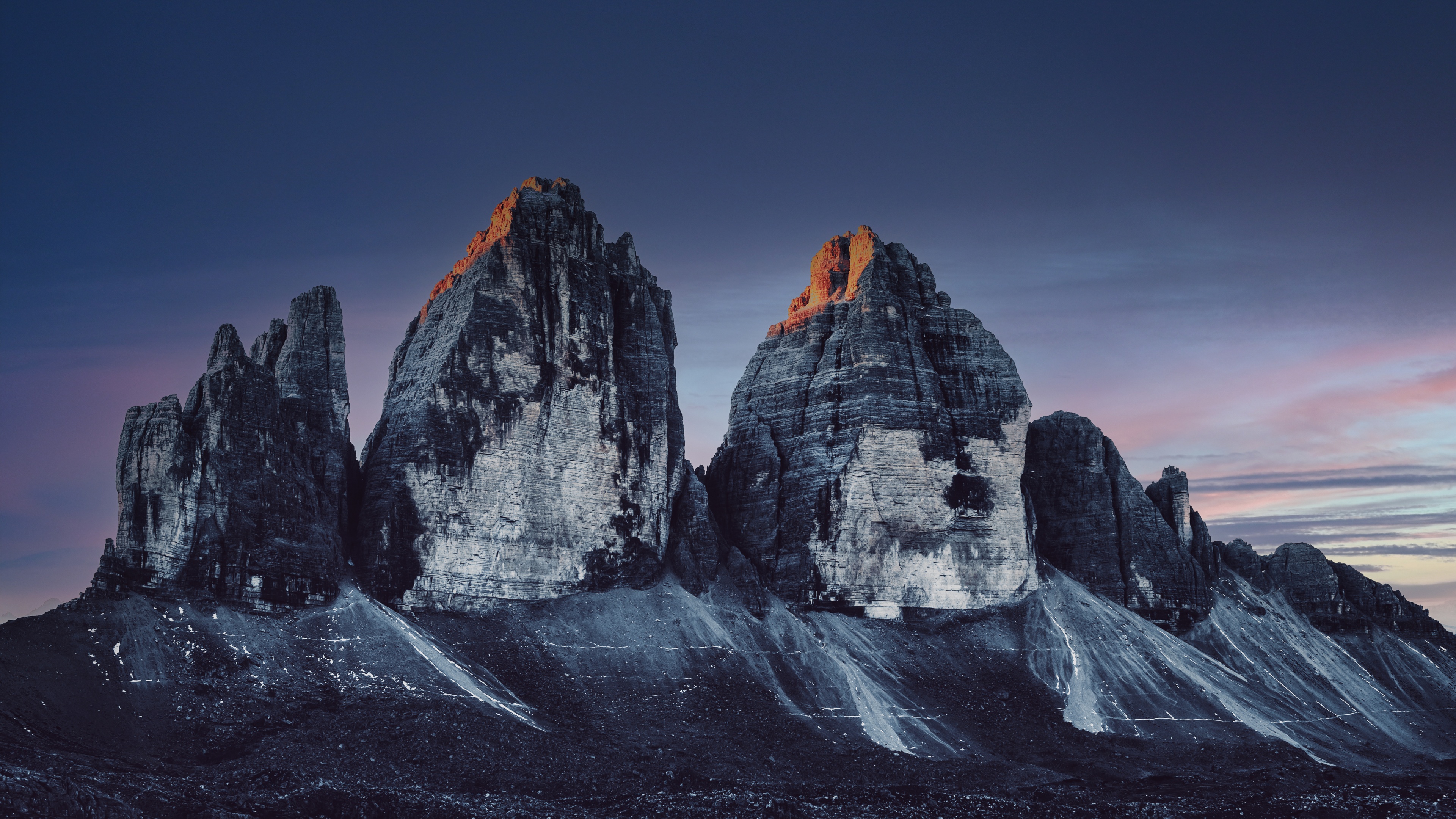 Three peaks of Lavaredo Wallpaper
