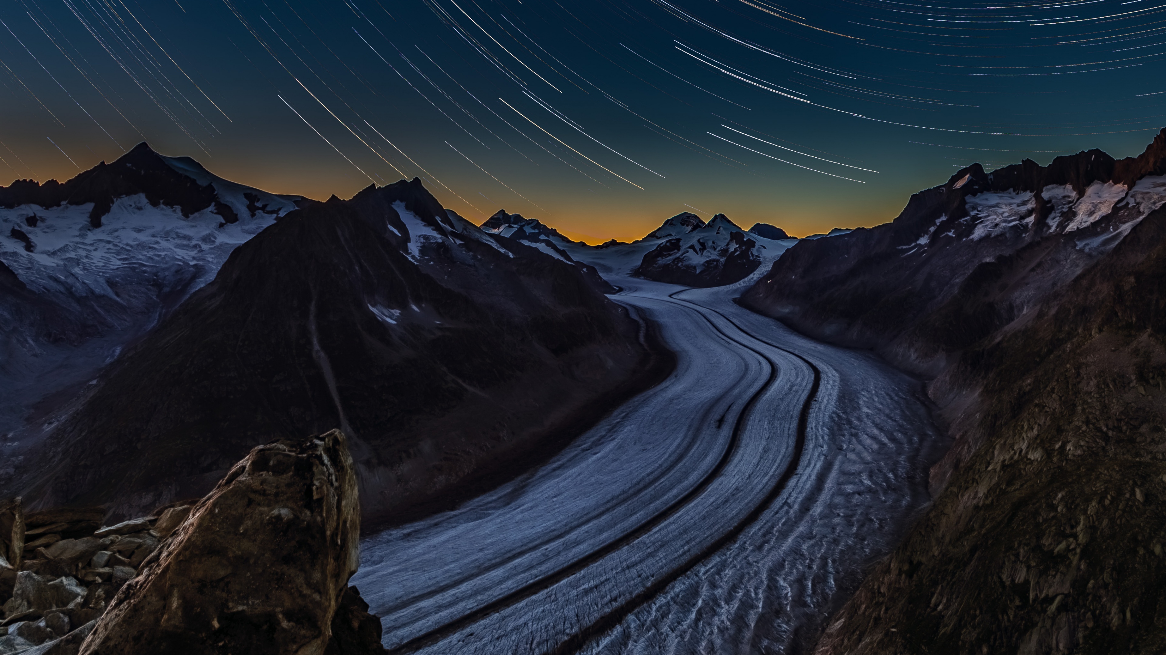 Aletsch Glacier Wallpaper