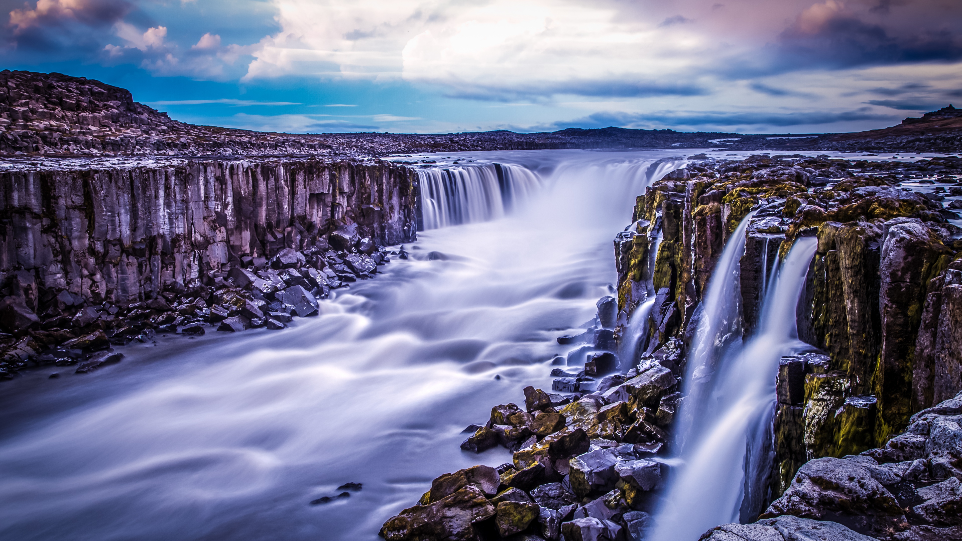 Selfoss Waterfall Wallpaper