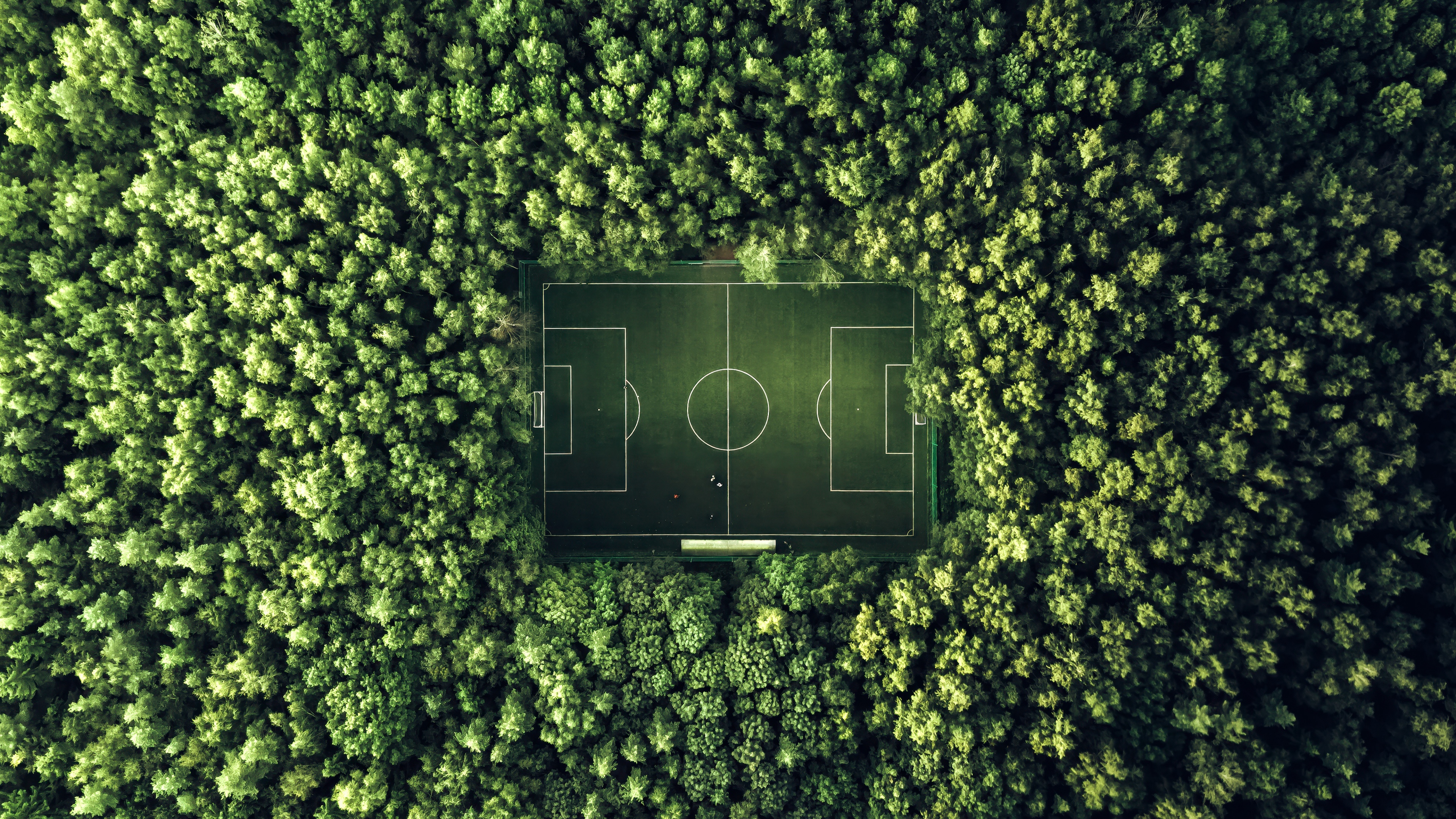 Soccer field Wallpaper