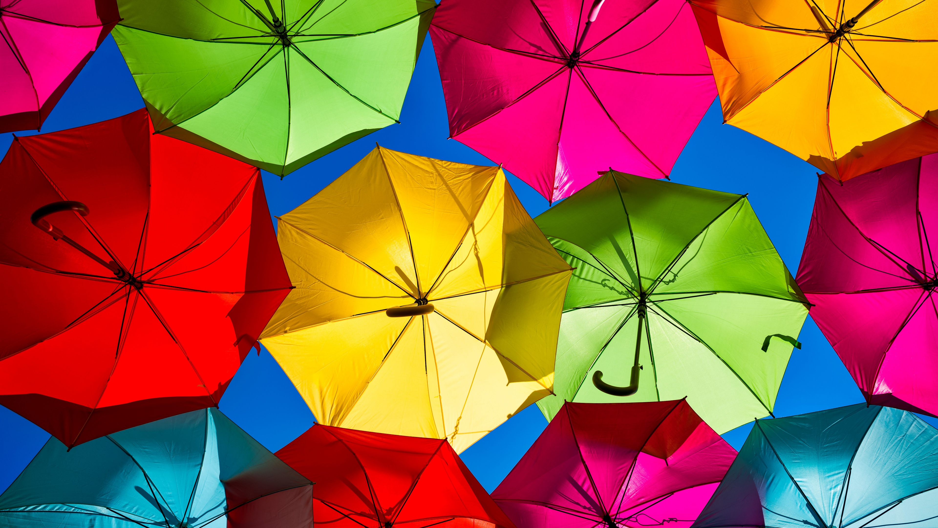 Umbrellas Wallpaper