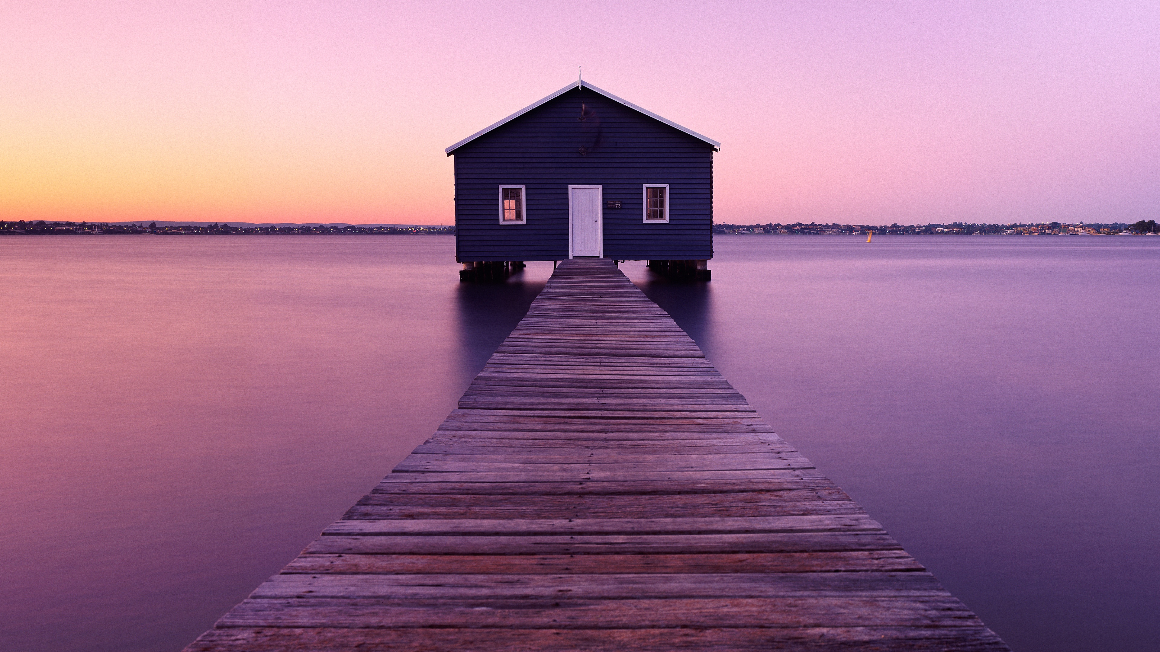Boathouse Wallpaper