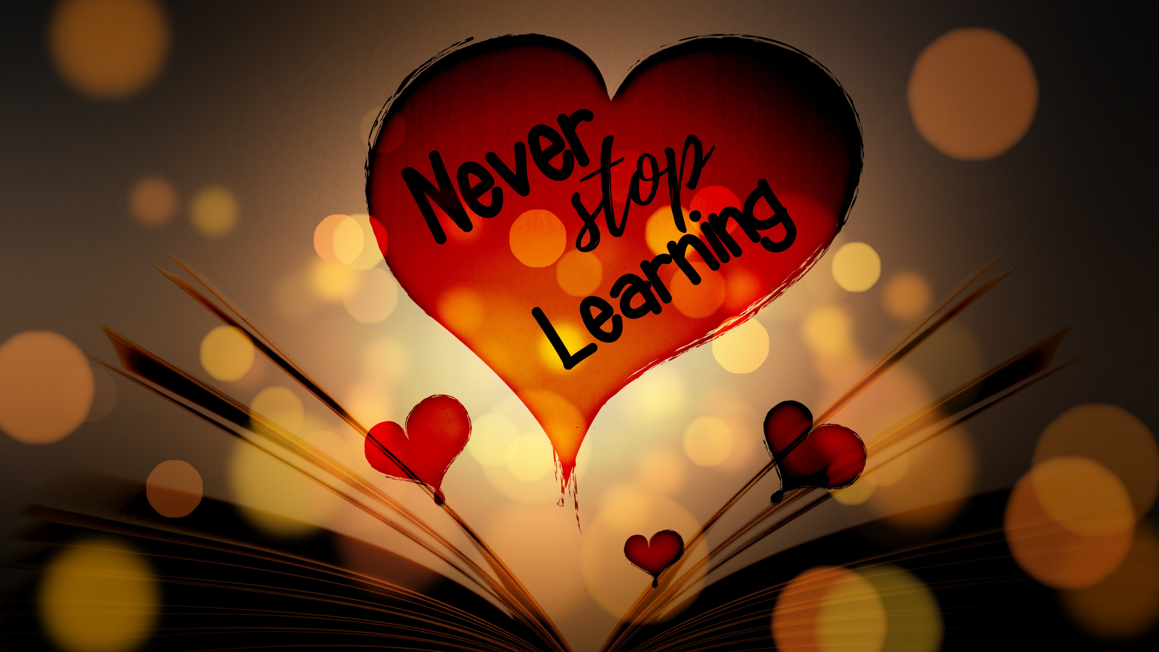 Never Stop Learning Wallpaper