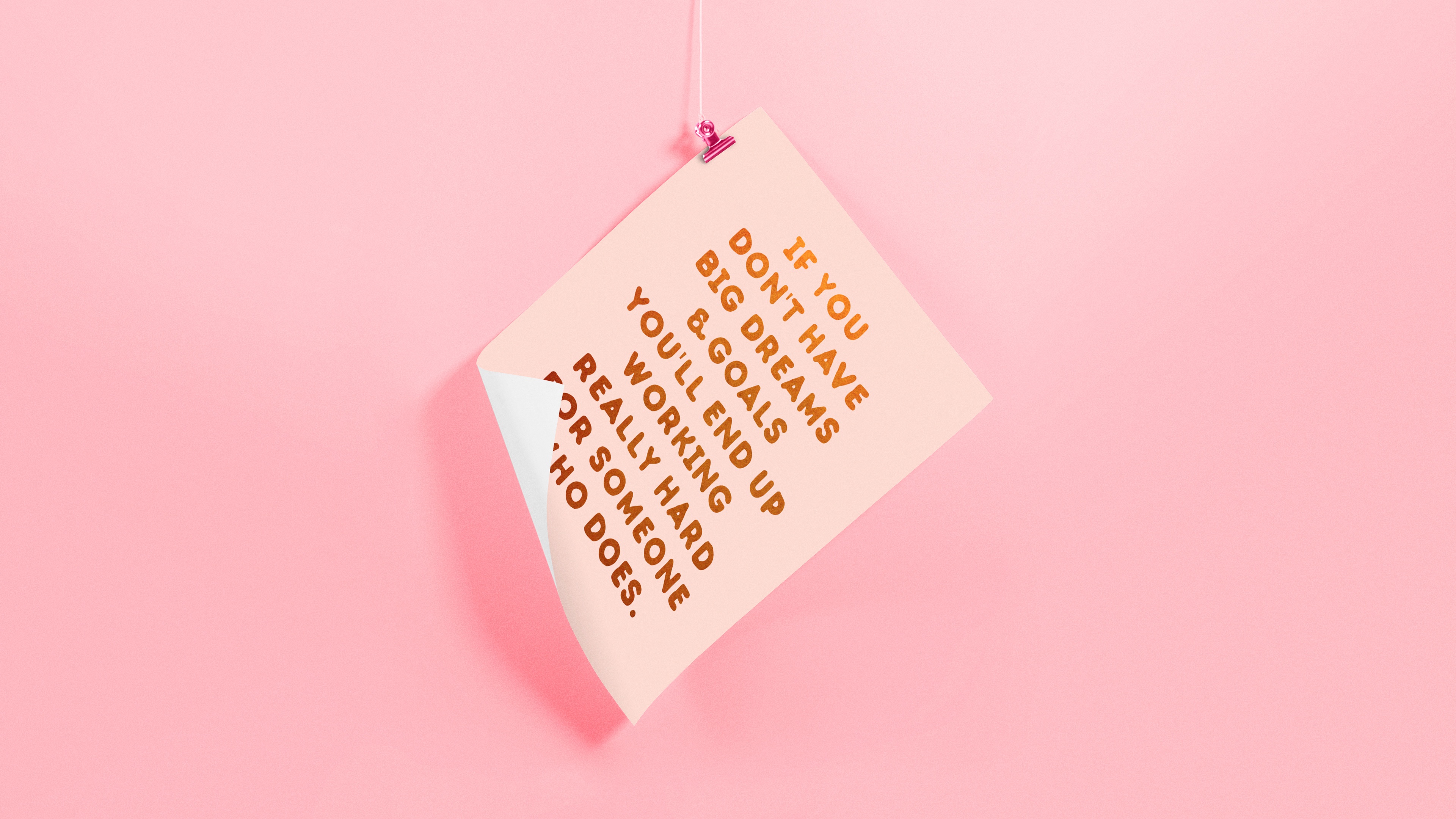 Big dreams Wallpaper