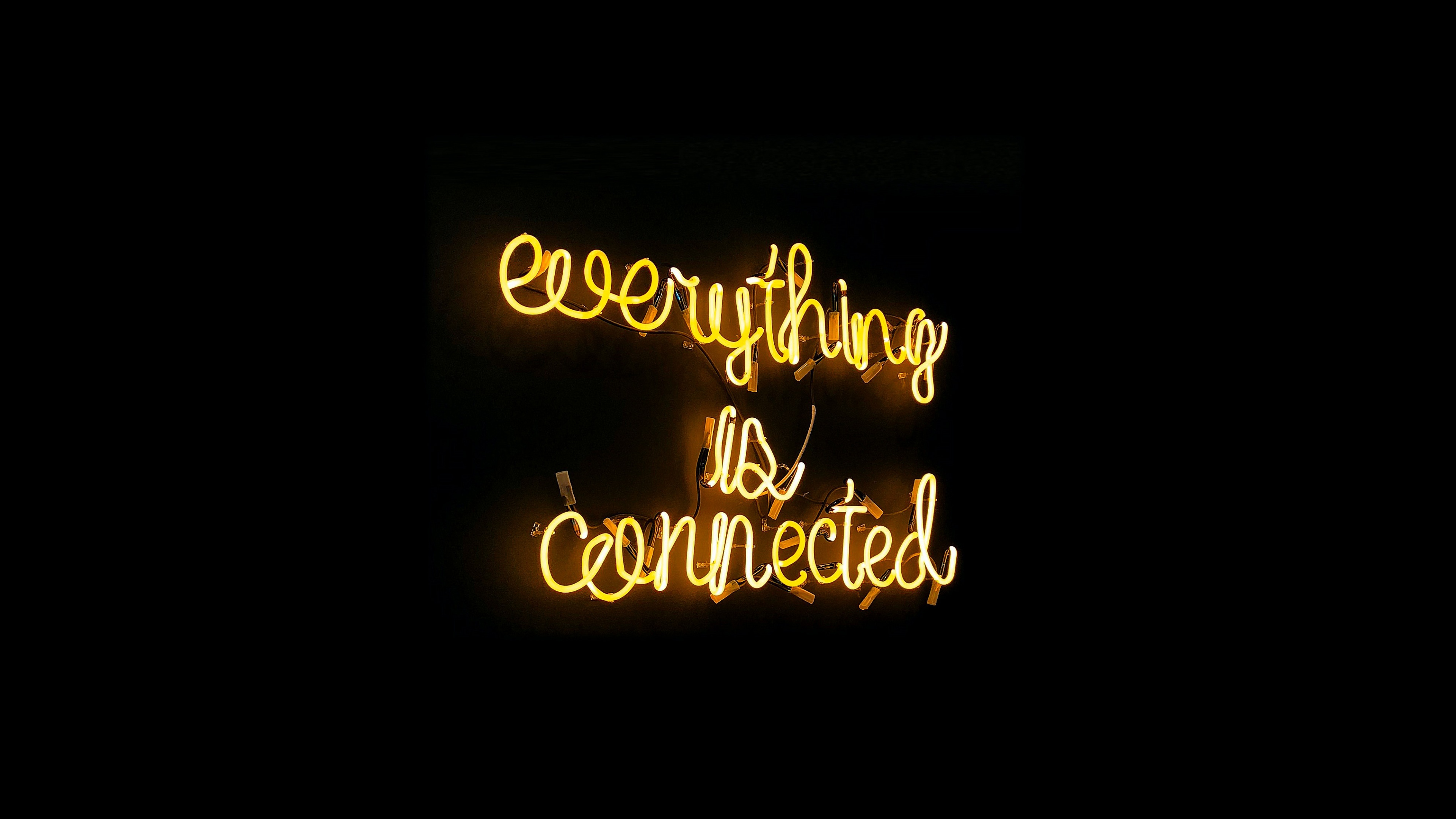 Everything is connected Wallpaper