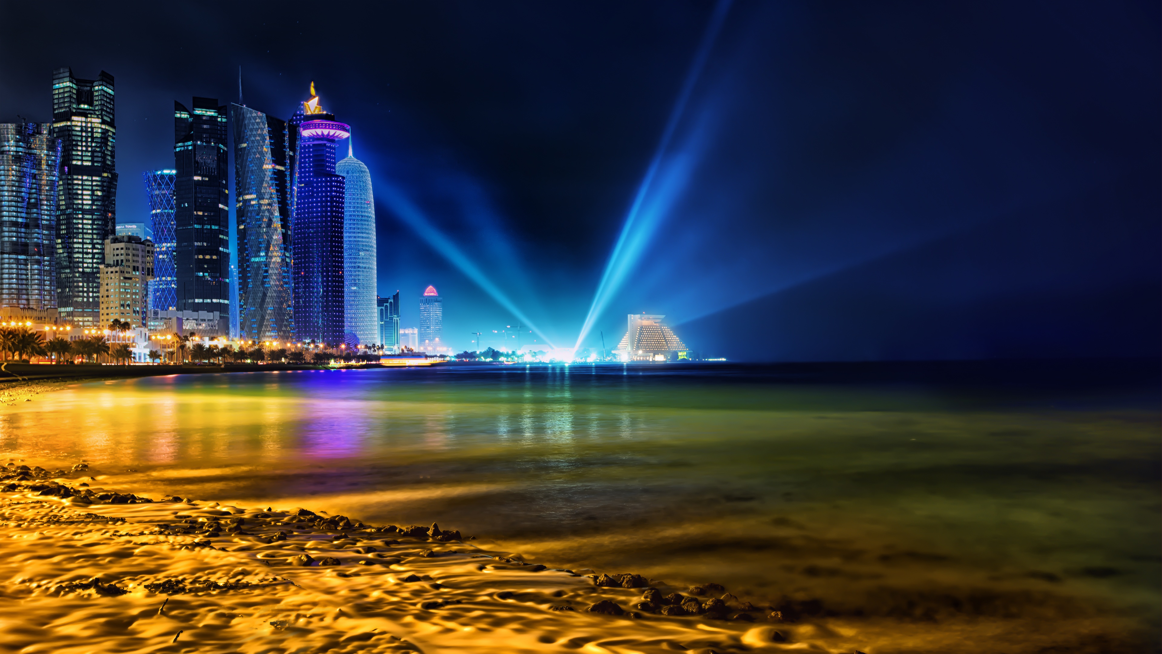 Doha Skyline Wallpaper