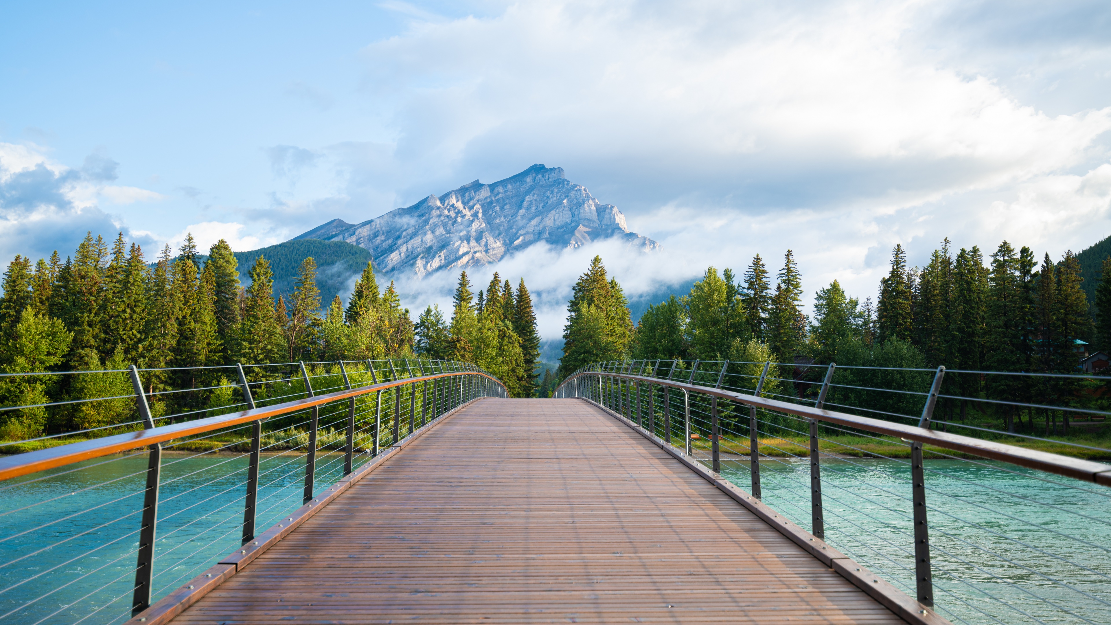 Wooden bridge Wallpaper