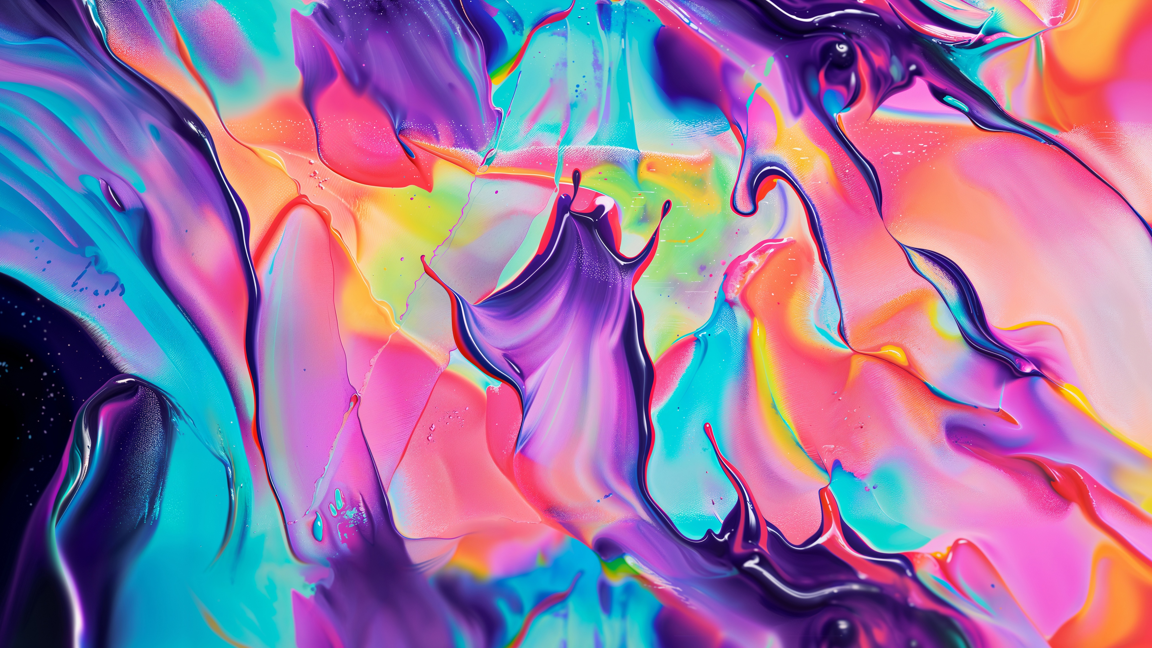 Liquid art Wallpaper