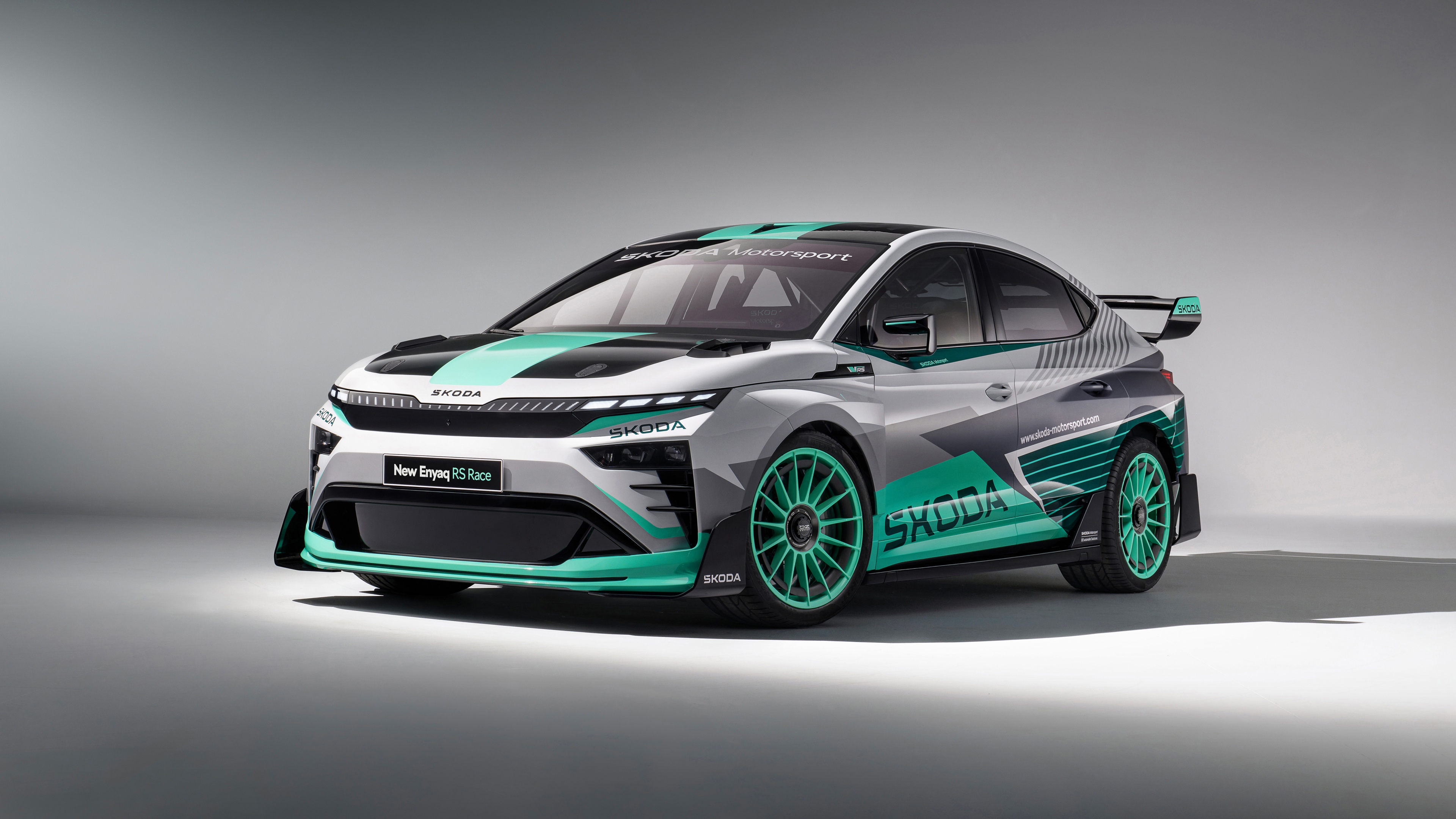 Skoda Enyaq RS Race Wallpaper