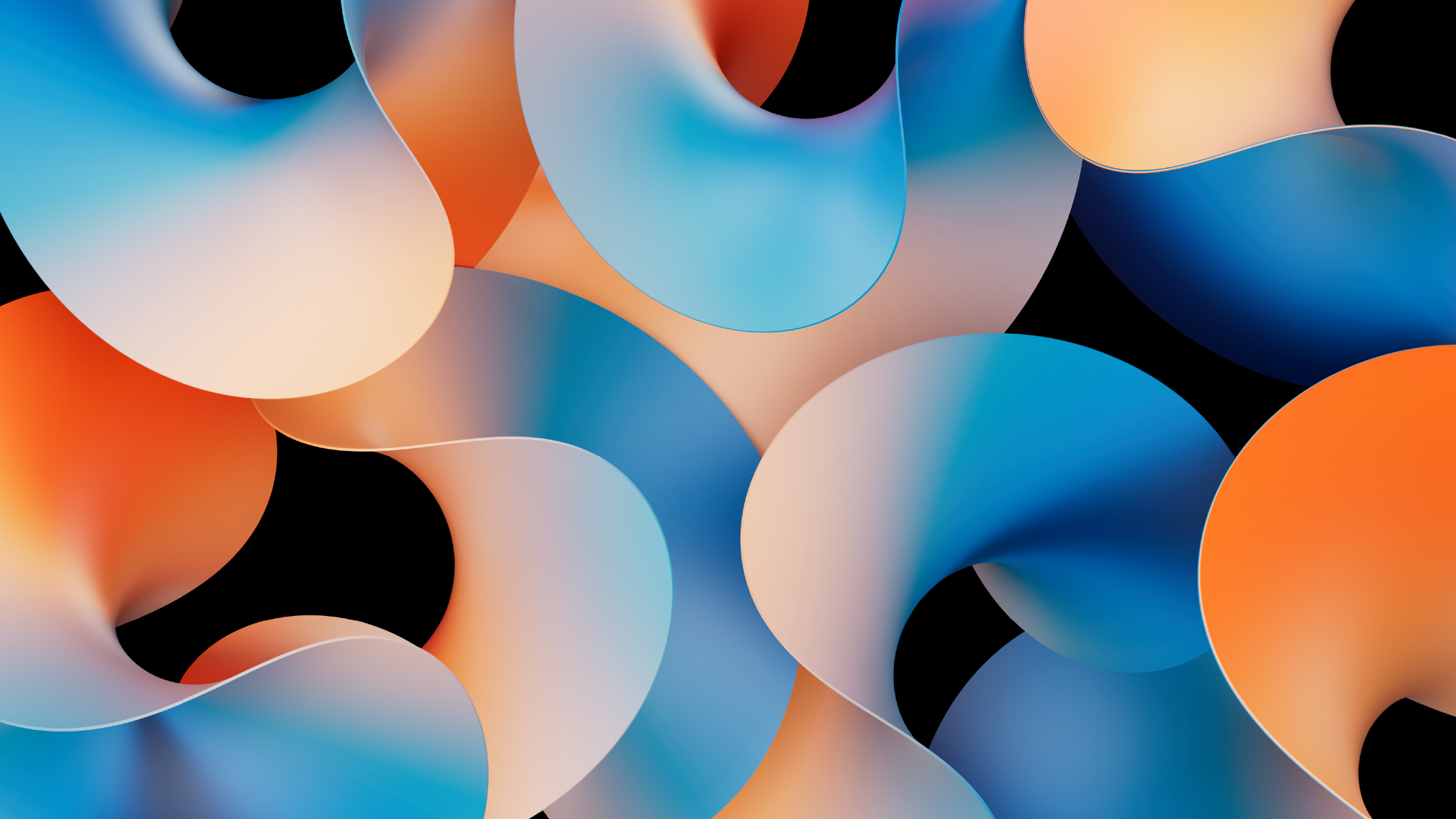Gradient curves Wallpaper