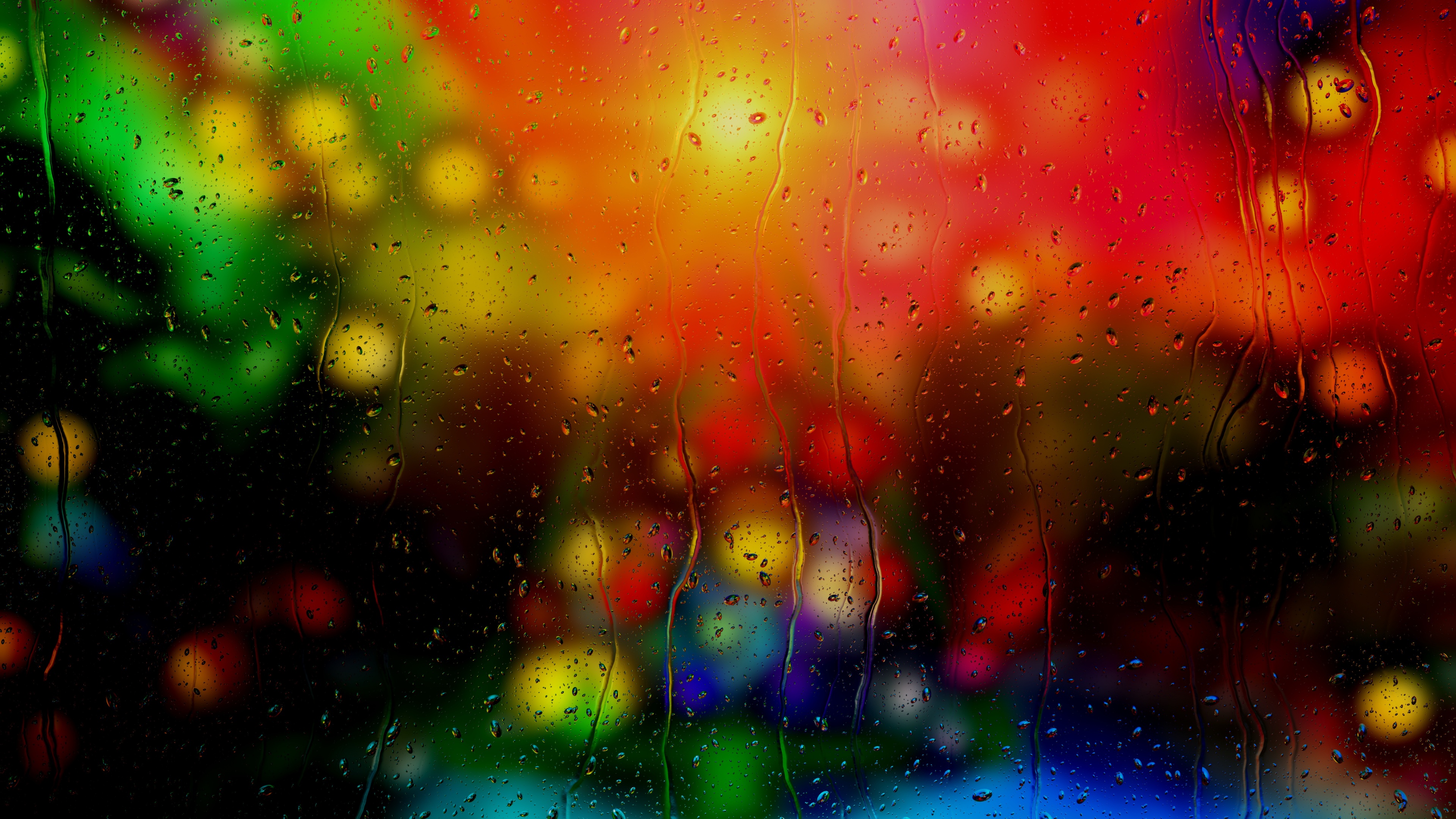 Rain drops Wallpaper