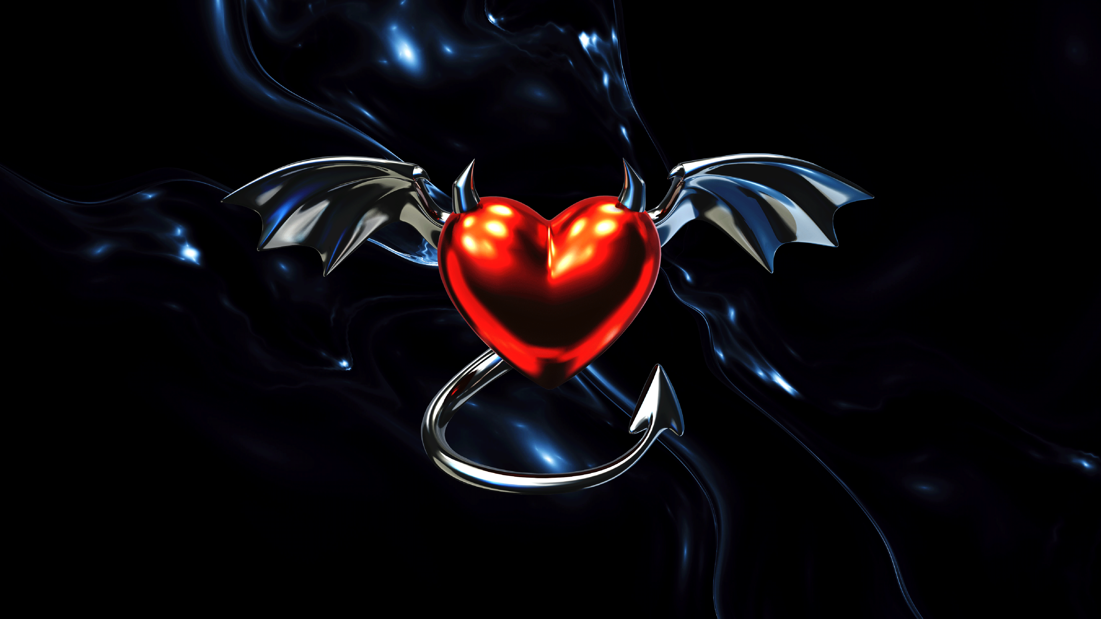 Devil heart Wallpaper