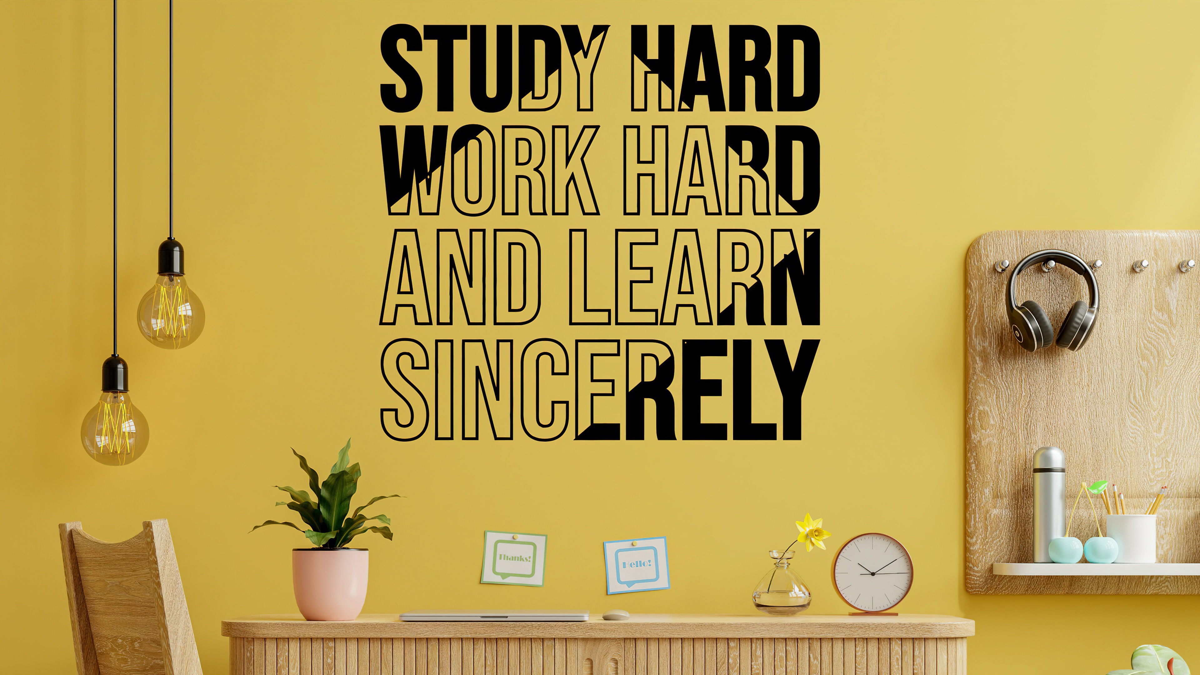 Study hard Wallpaper
