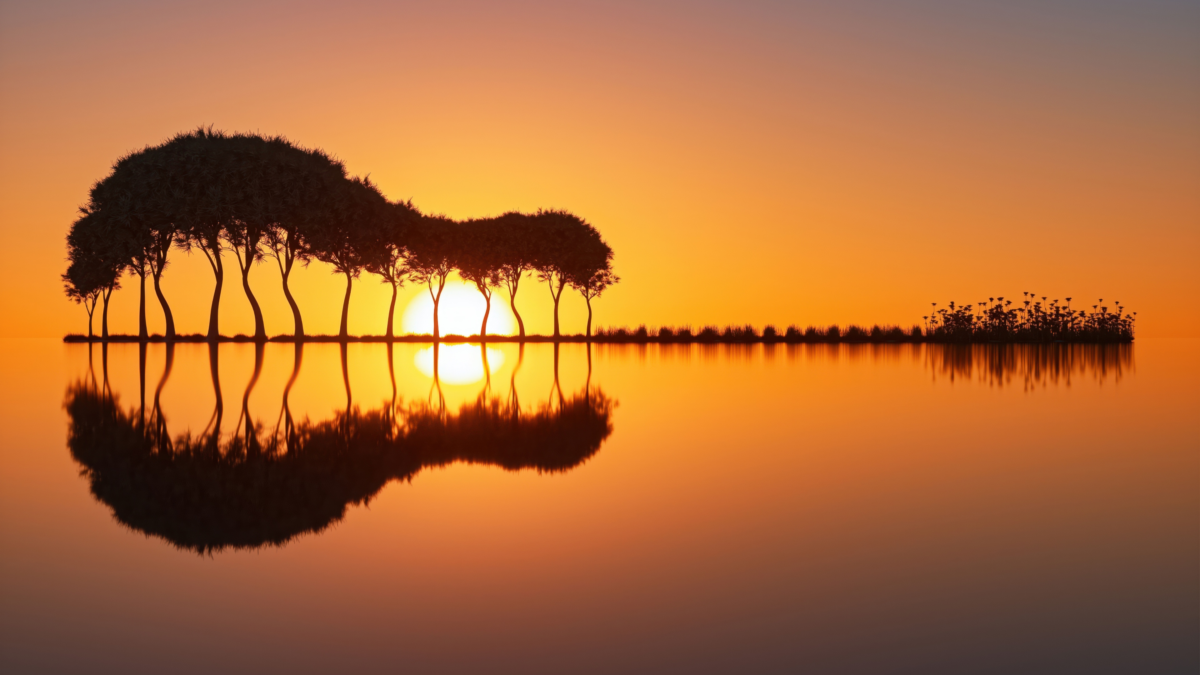 Guitar Island Wallpaper