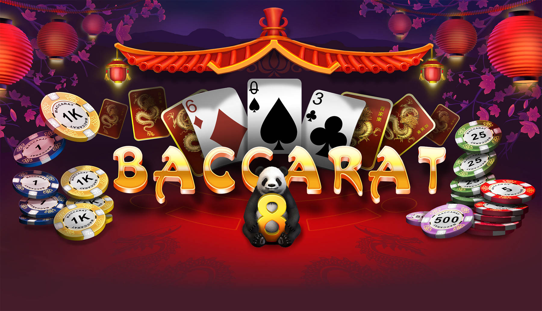 Amazing Online Virtual Of A Baccarat Online Game Background