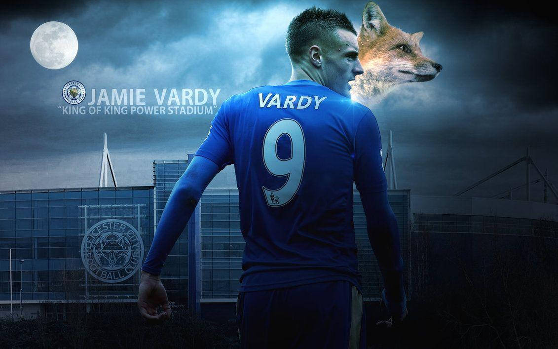 Beautiful Jamie Vardy Fox King Power Desktop Background