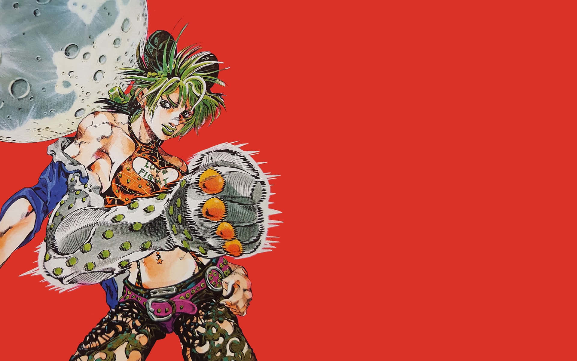 Beautiful Jolyne Cujoh From Jojo Manga Fanart HD Wallpaper
