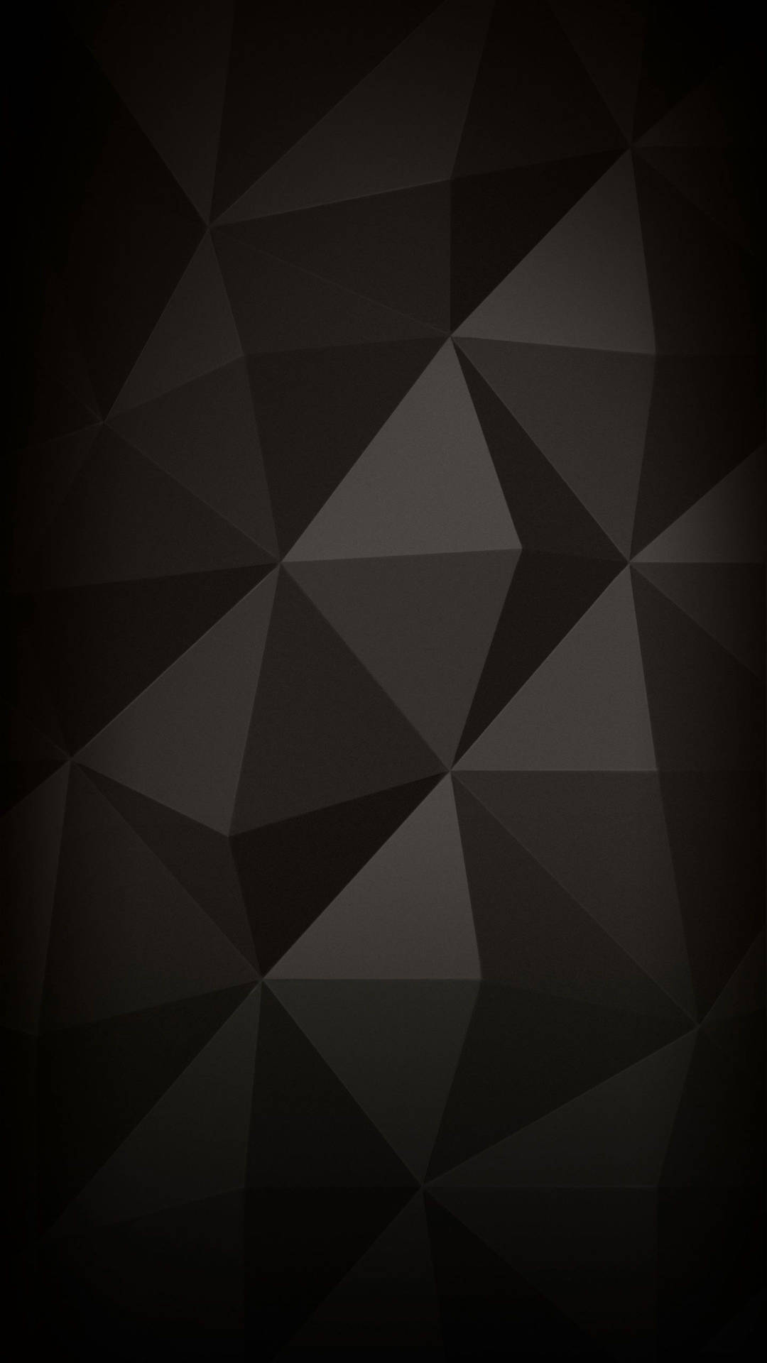 Captivating Google Pixel 4k Black Polygonal Pattern Digital Art
