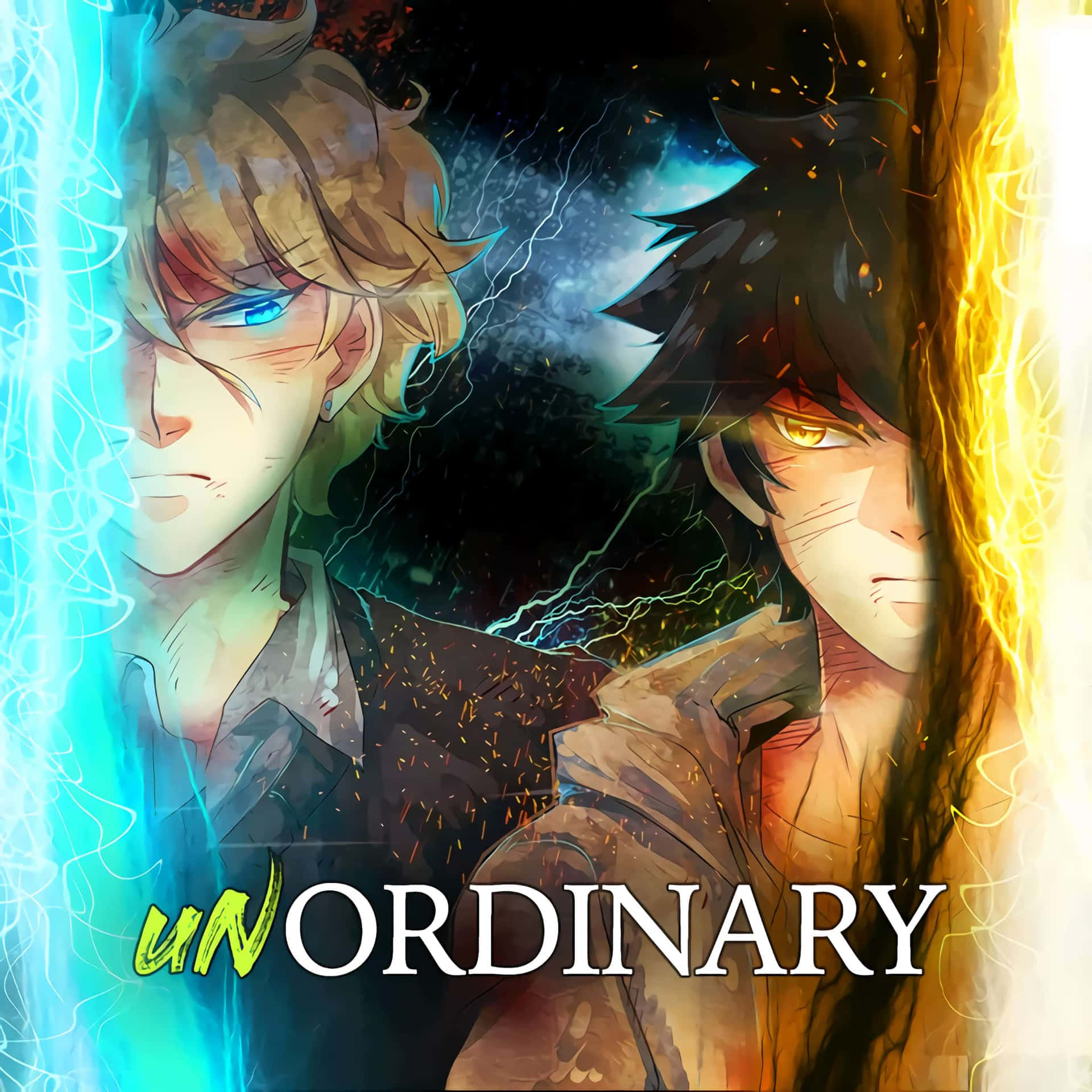 Captivating Unordinary Webtoon Poster Design Digital Art