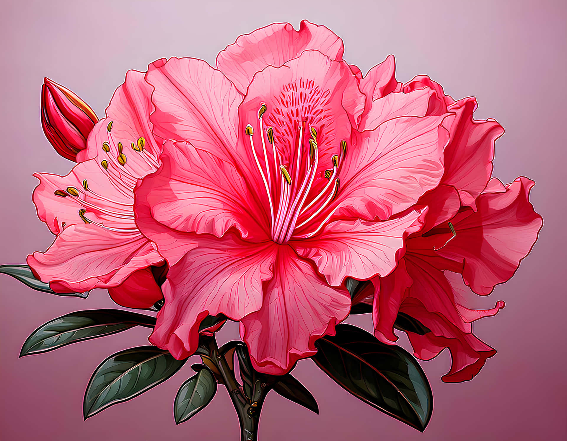 Classic Pink-aesthetic Desktop Background